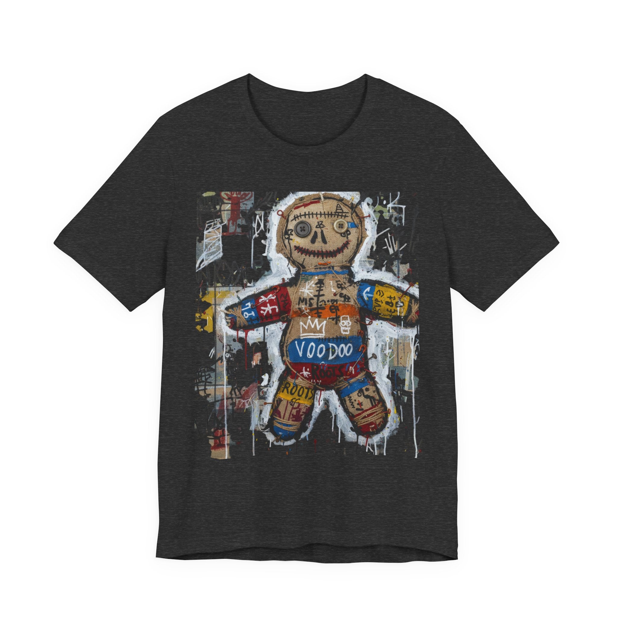 Voodoo Doll Graphic Tee — Tribal Street Art T‑Shirt