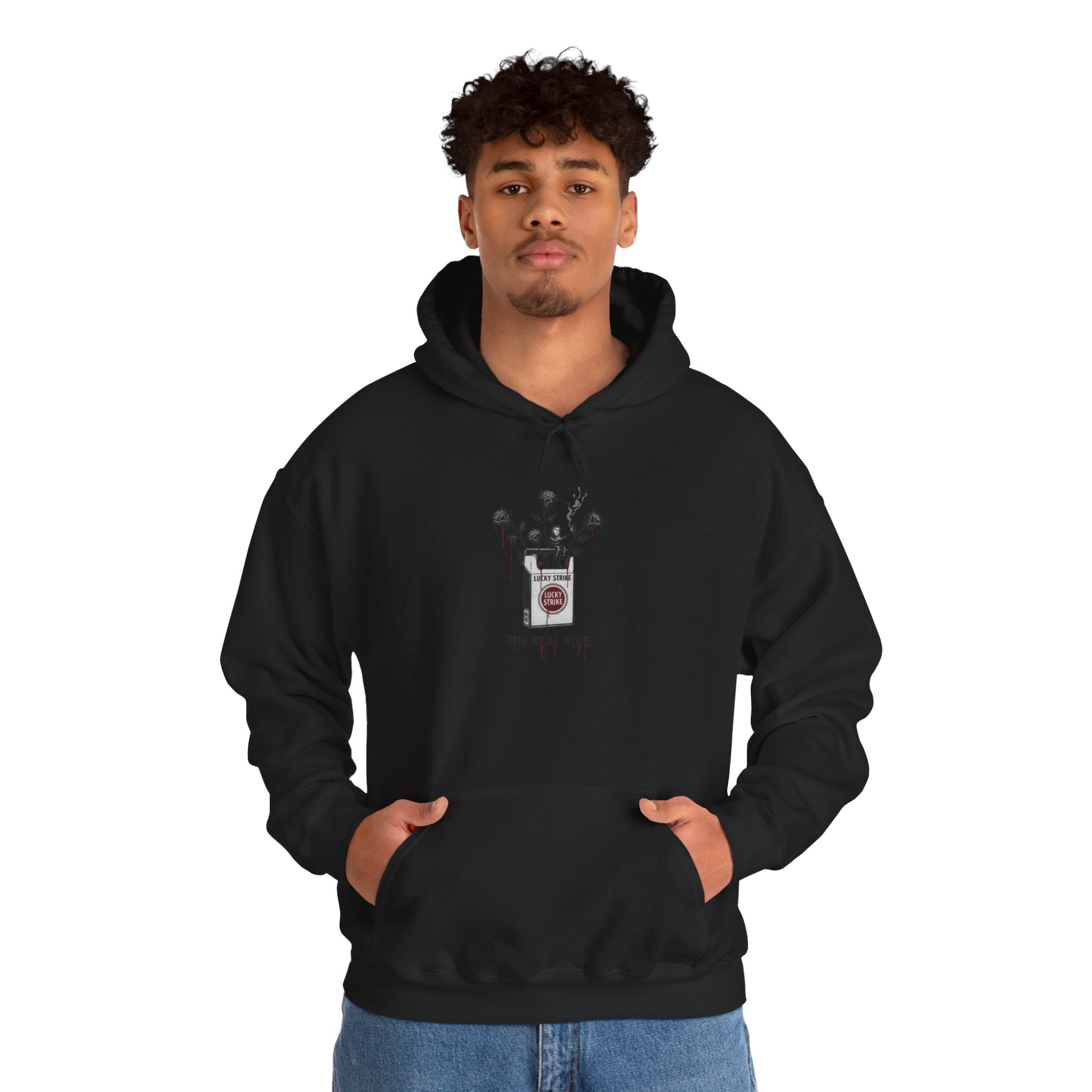 Hoodie — Vintage Apothecary Rose Graphic 'Poison' Streetwear