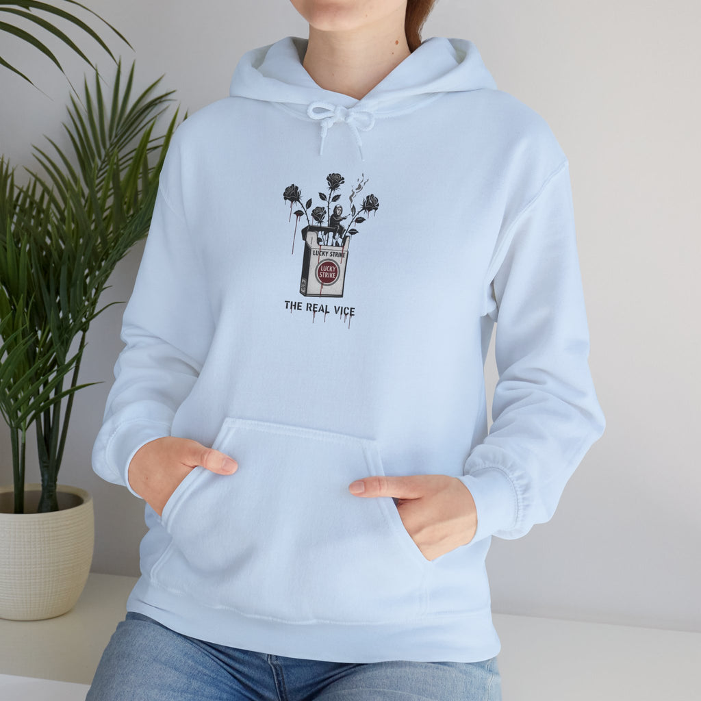Hoodie — Vintage Apothecary Rose Graphic 'Poison' Streetwear