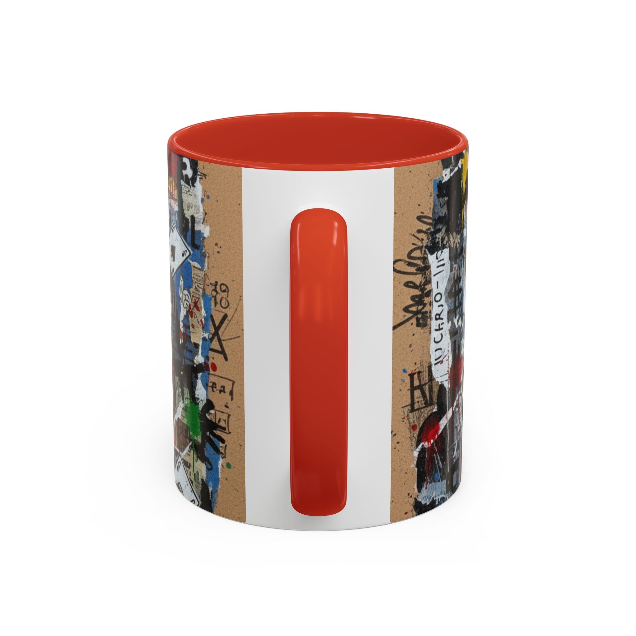 Joker Graffiti Accent Coffee Mug – Street Art Batman Villain Design (11/15 oz)