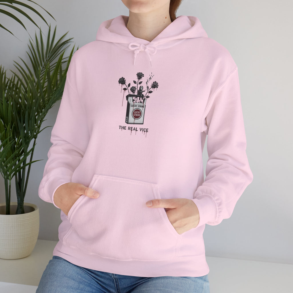 Hoodie — Vintage Apothecary Rose Graphic 'Poison' Streetwear