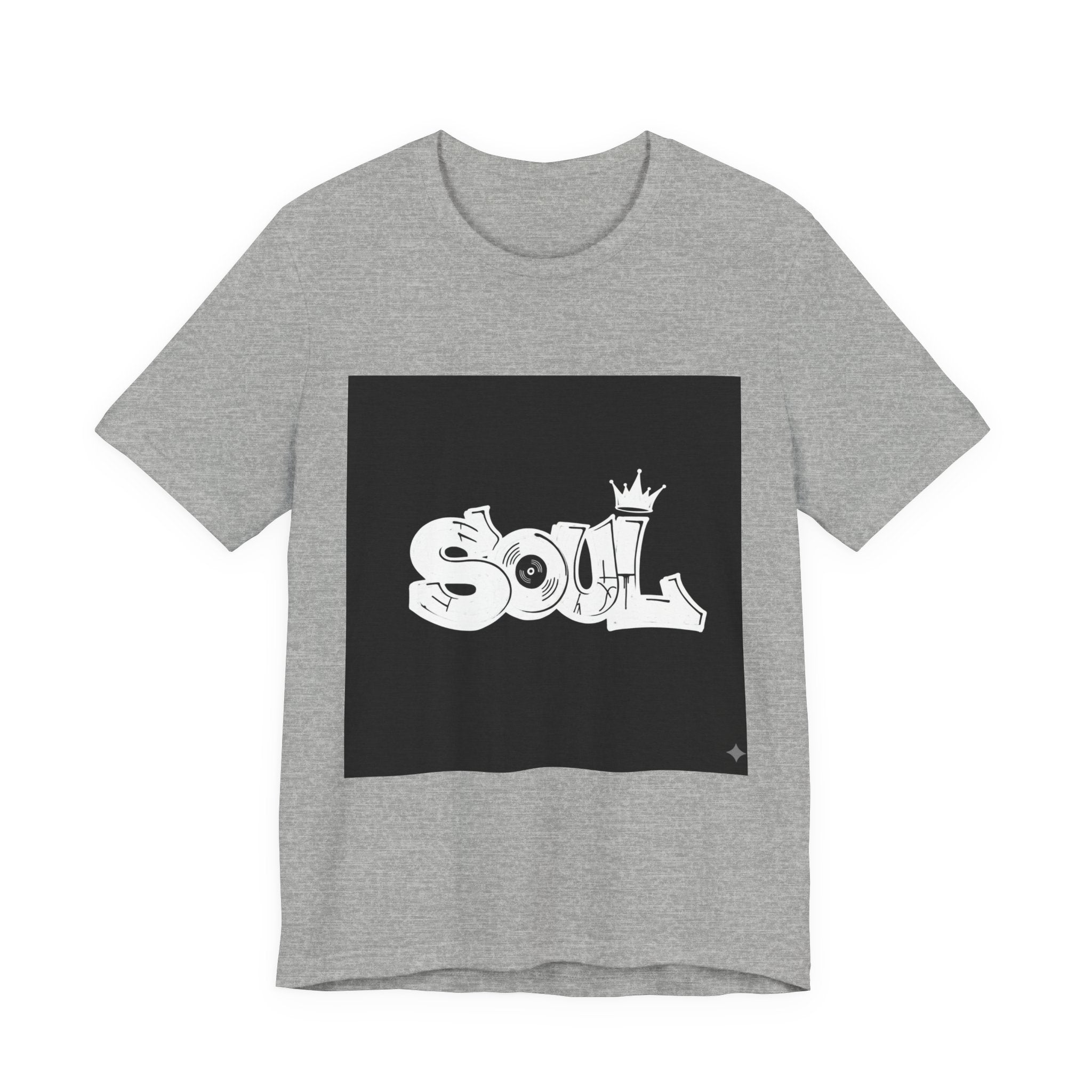 Soul Graffiti T‑Shirt — Urban Streetwear Tee with Crown Logo