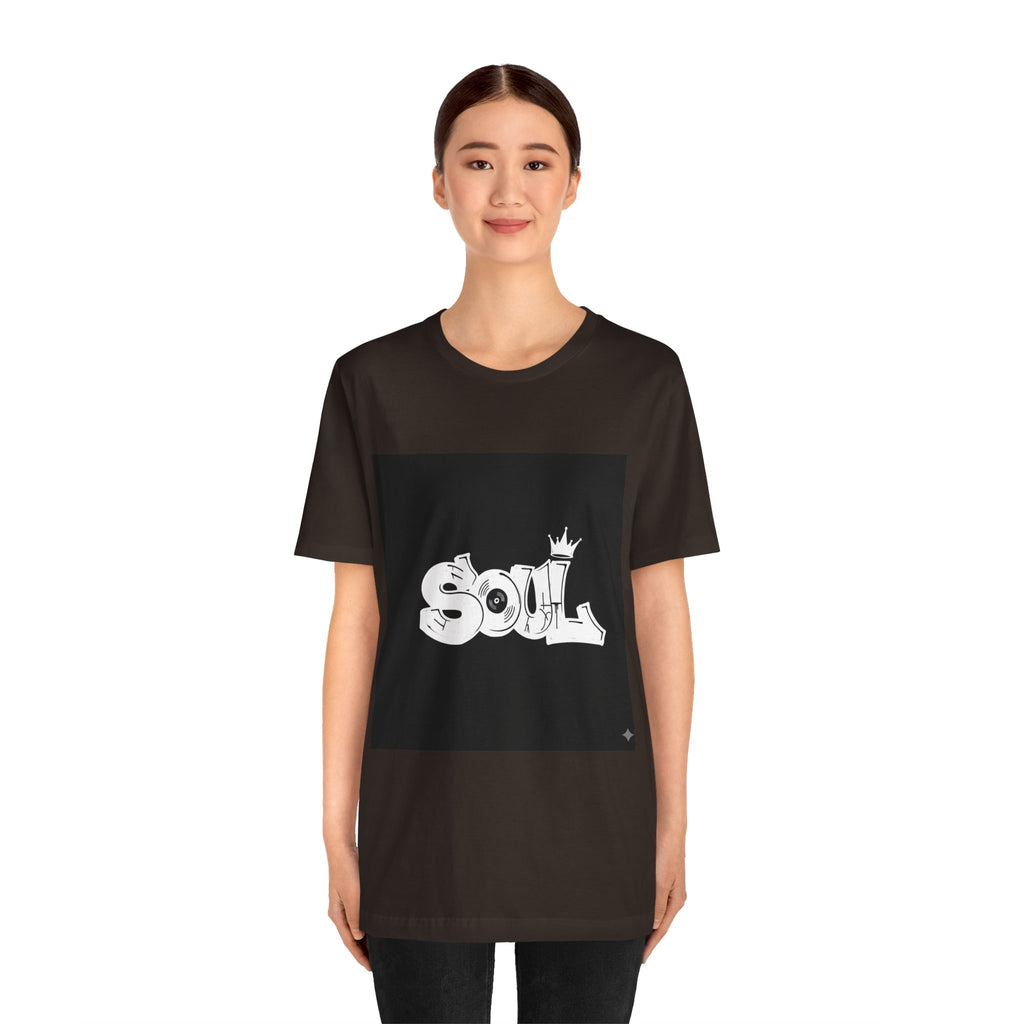 Soul Graffiti T‑Shirt — Urban Streetwear Tee with Crown Logo
