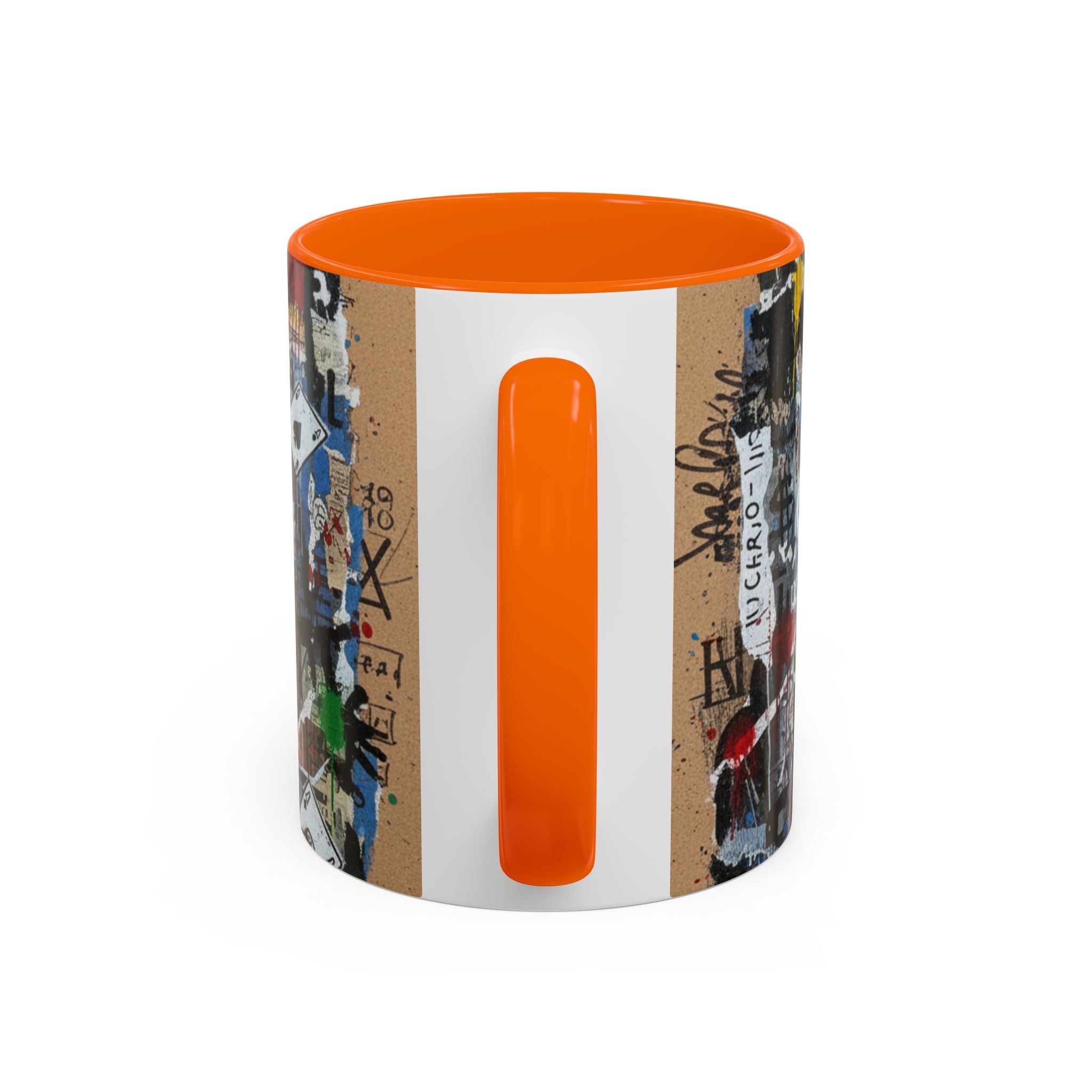 Joker Graffiti Accent Coffee Mug – Street Art Batman Villain Design (11/15 oz)