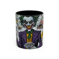 Joker Graffiti Accent Coffee Mug – Street Art Batman Villain Design (11/15 oz)