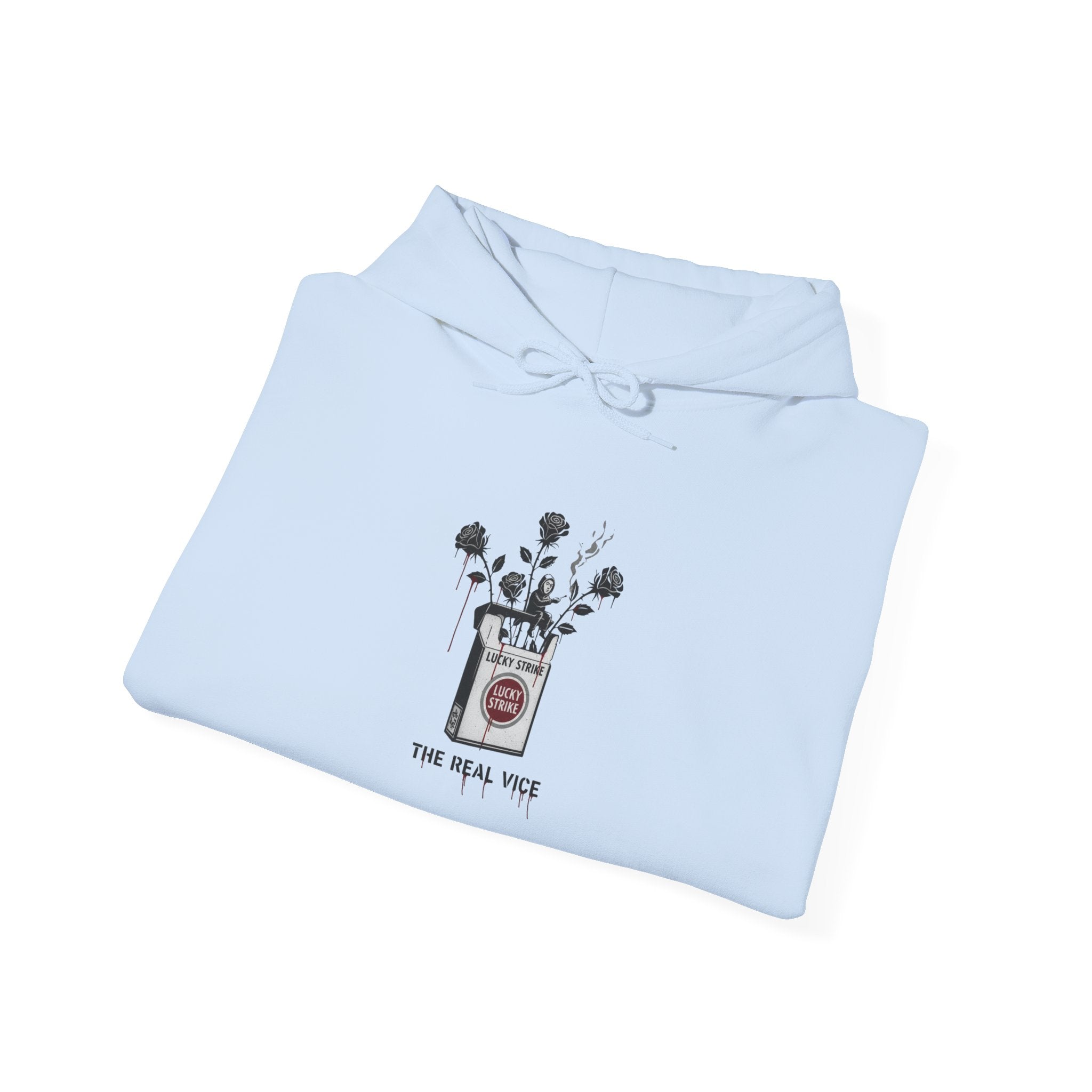 Hoodie — Vintage Apothecary Rose Graphic 'Poison' Streetwear