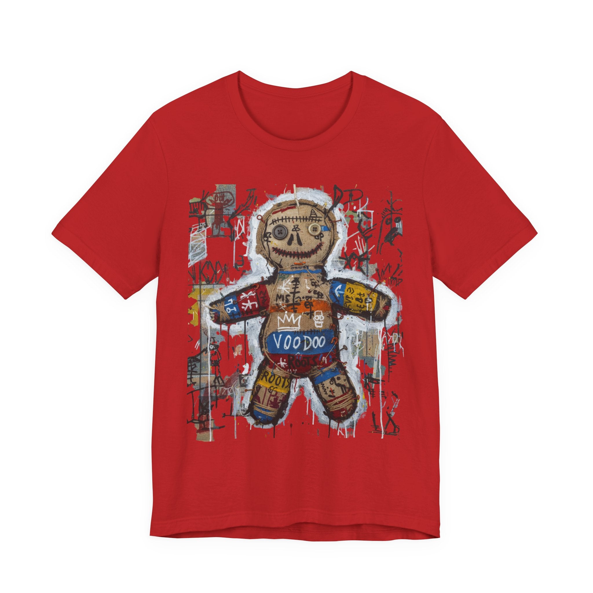 Voodoo Doll Graphic Tee — Tribal Street Art T‑Shirt