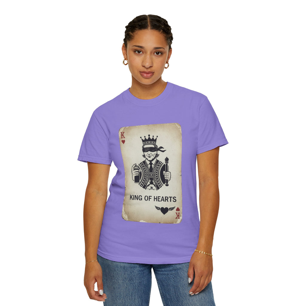 King of Hearts T-Shirt — Vintage Playing Card Graphic Tee