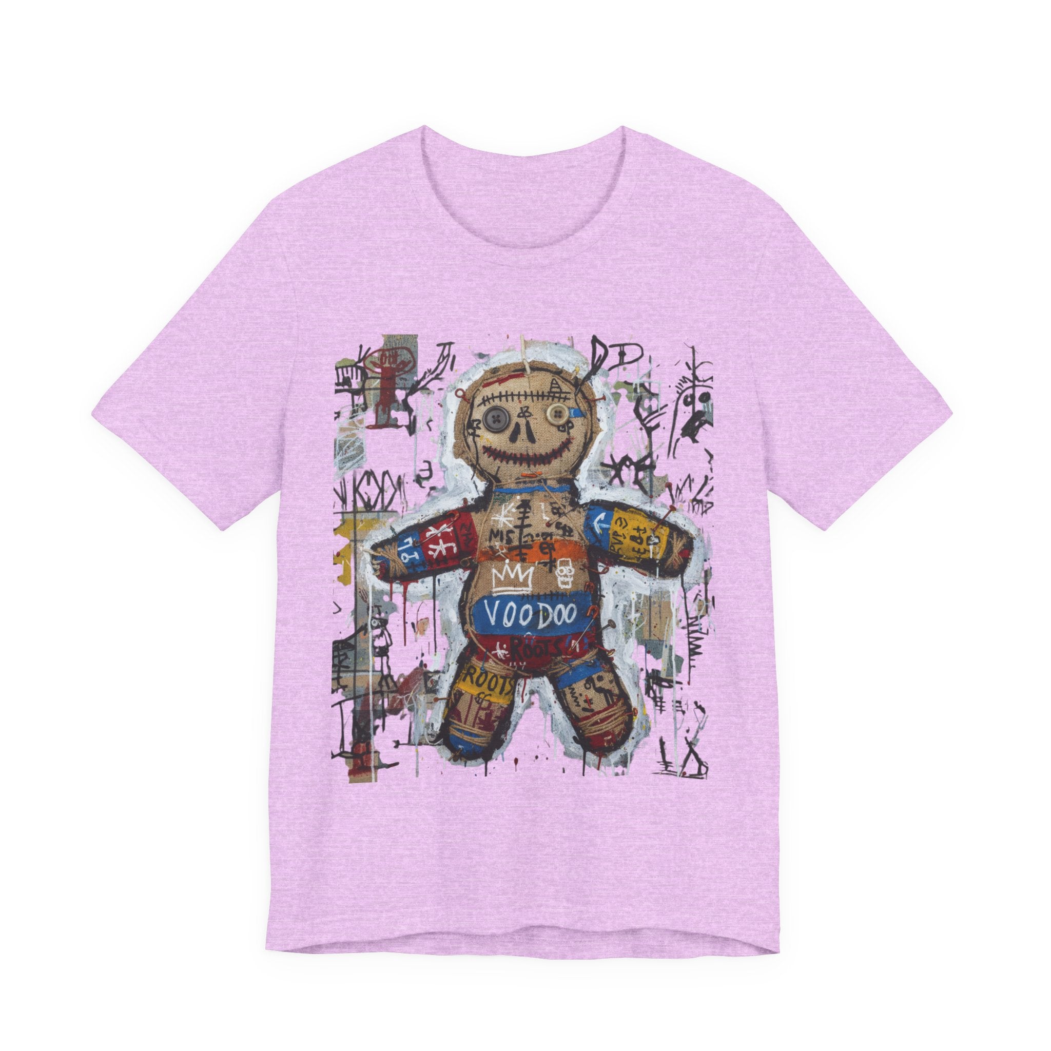 Voodoo Doll Graphic Tee — Tribal Street Art T‑Shirt