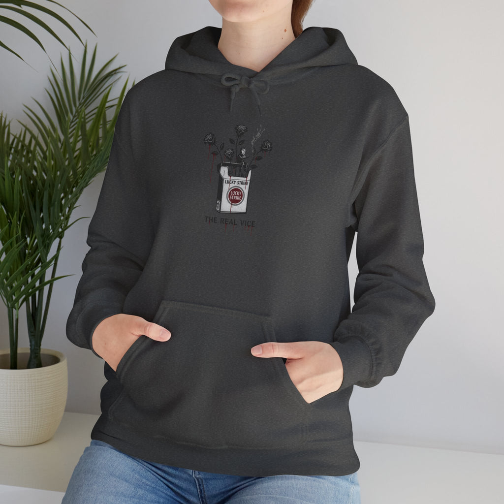 Hoodie — Vintage Apothecary Rose Graphic 'Poison' Streetwear