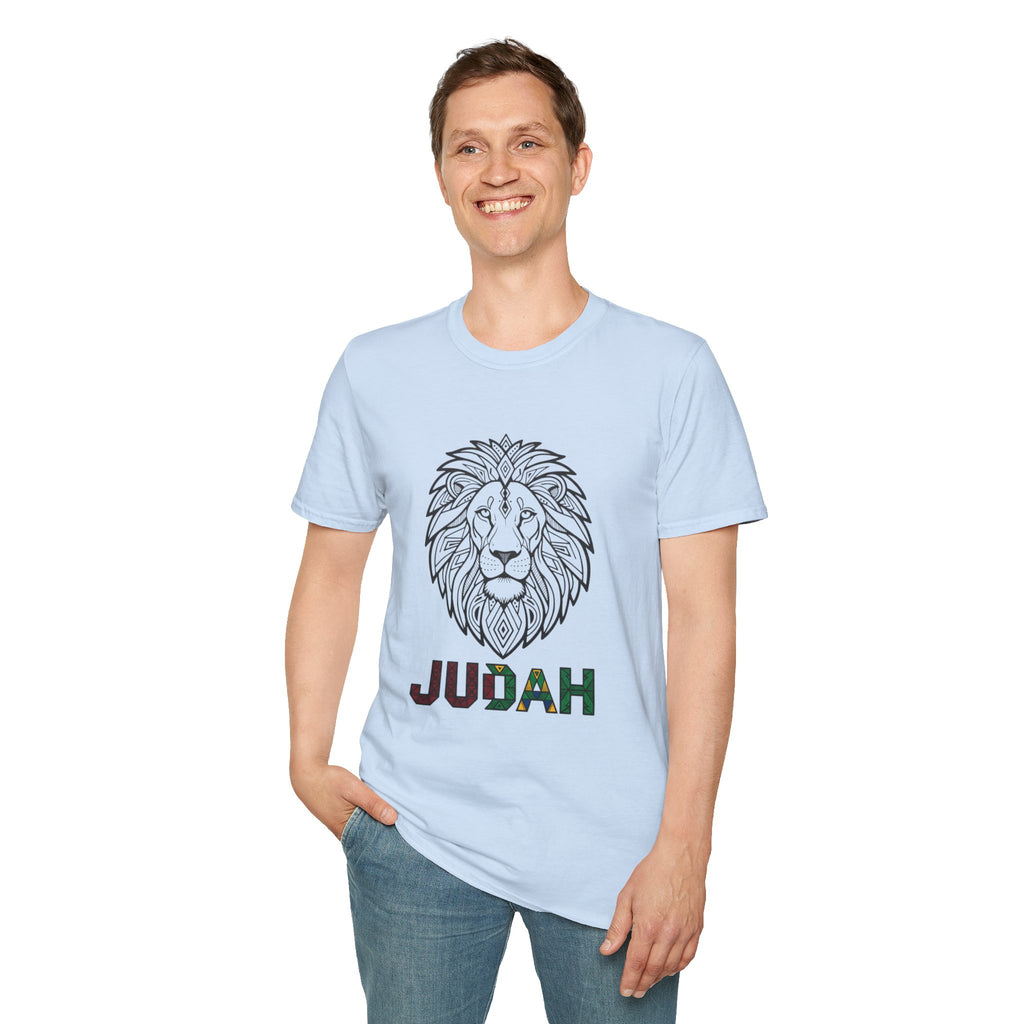 Lion Judah T-Shirt — Rasta Colors Lion of Judah Graphic Tee