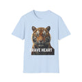 Tiger Brave Heart T-Shirt – Bold Wildlife Graphic Tee