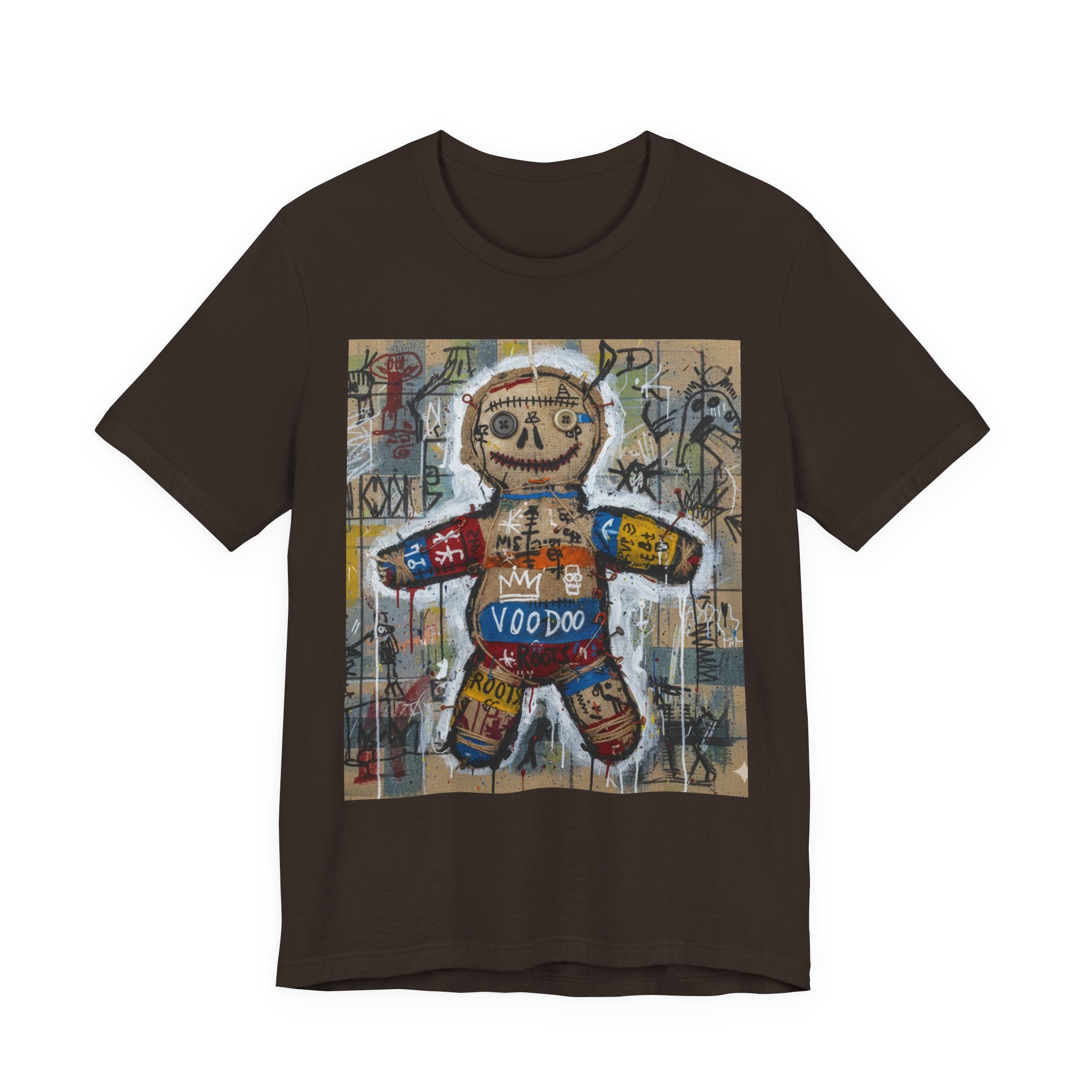 Voodoo Doll Graphic Tee — Tribal Street Art T‑Shirt
