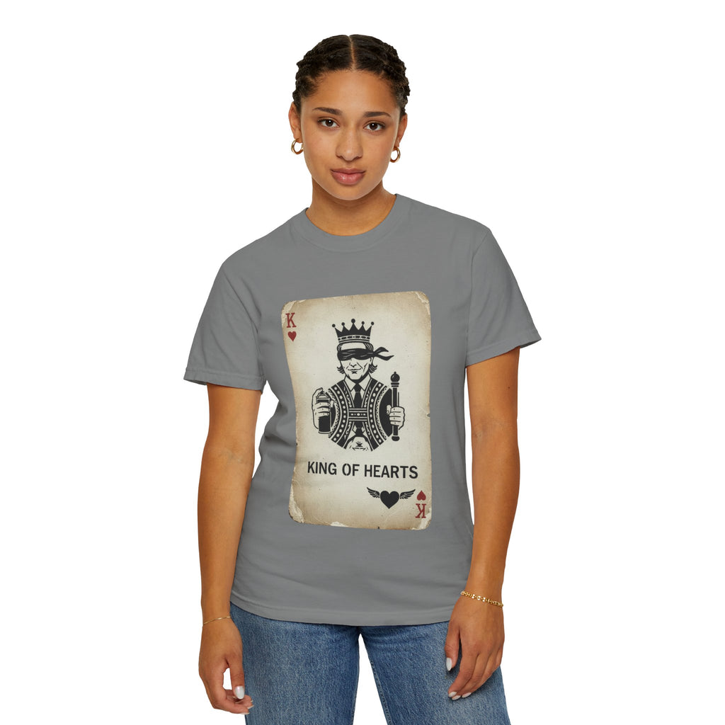 King of Hearts T-Shirt — Vintage Playing Card Graphic Tee