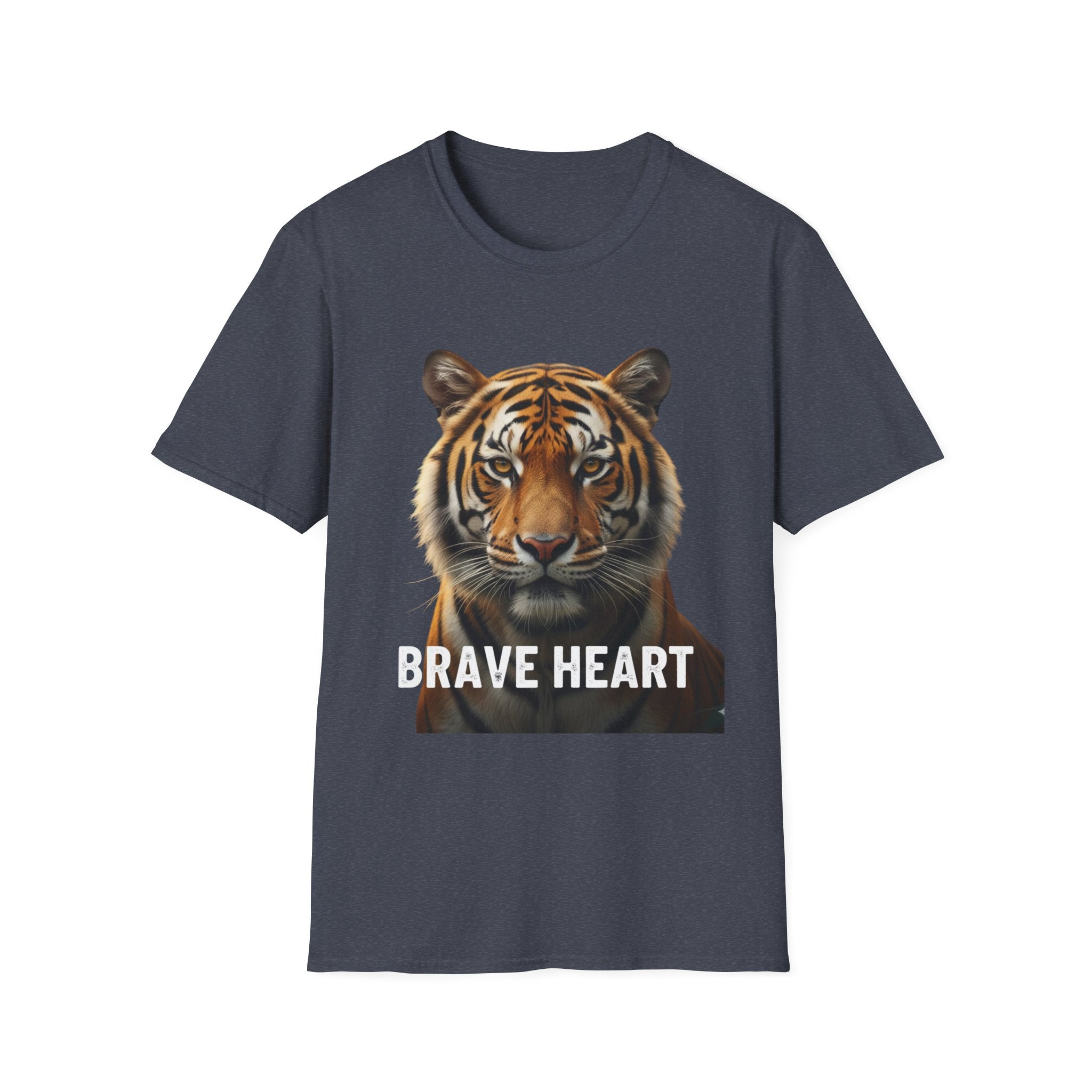 Tiger Brave Heart T-Shirt – Bold Wildlife Graphic Tee