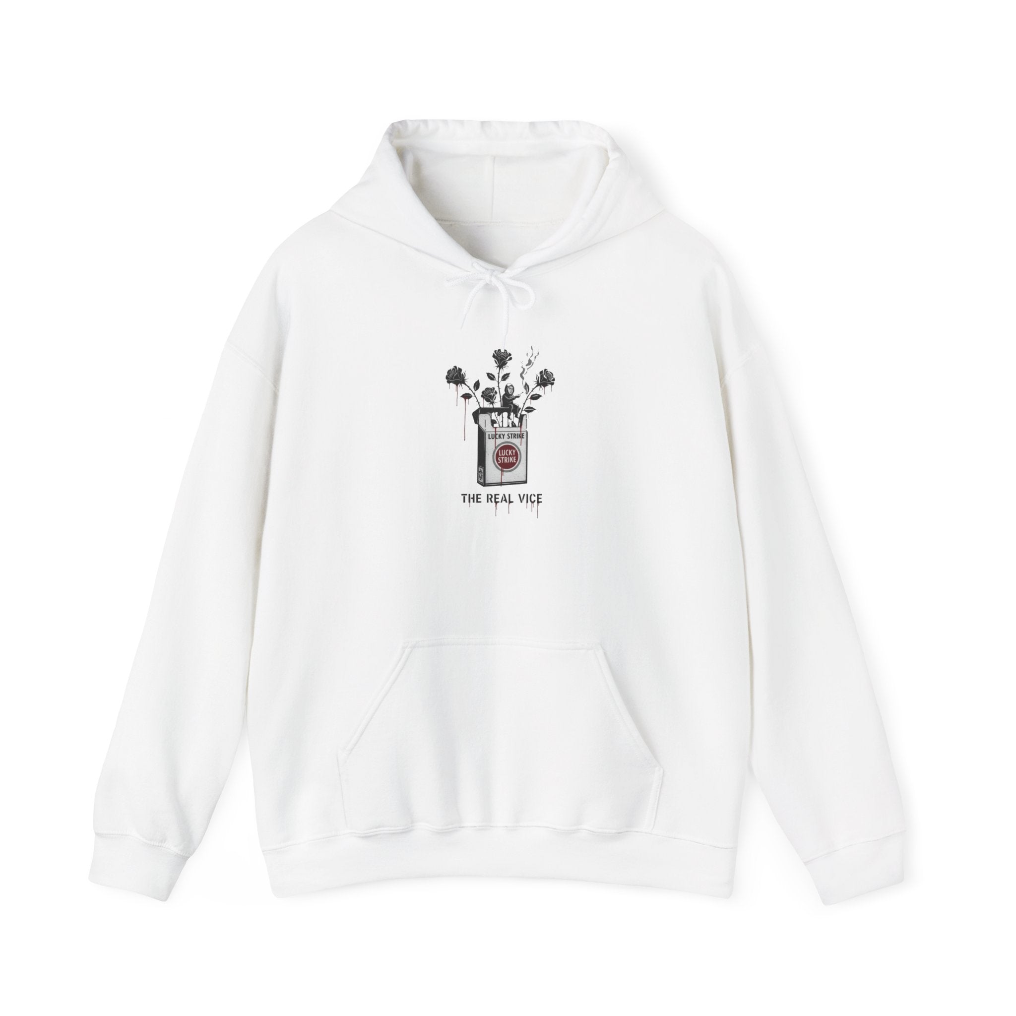 Hoodie — Vintage Apothecary Rose Graphic 'Poison' Streetwear