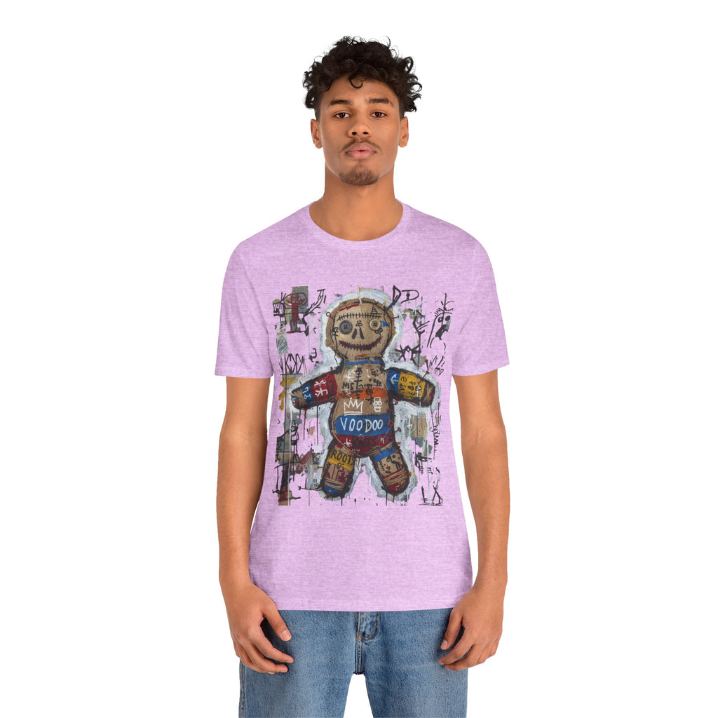 Voodoo Doll Graphic Tee — Tribal Street Art T‑Shirt