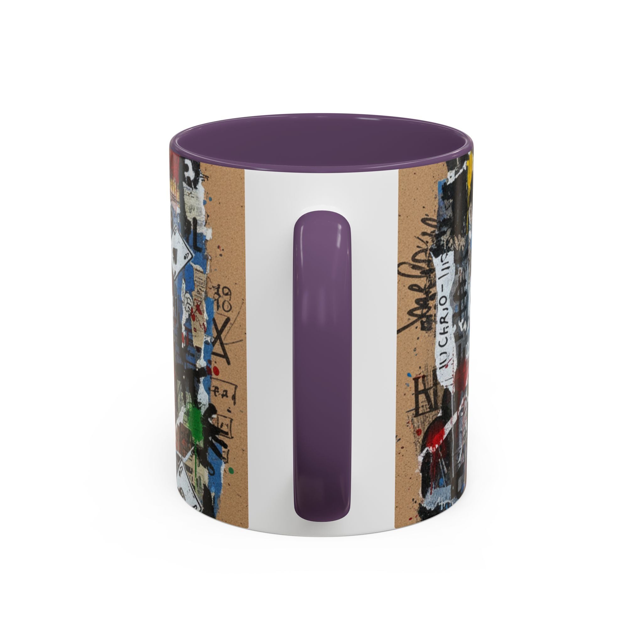 Joker Graffiti Accent Coffee Mug – Street Art Batman Villain Design (11/15 oz)