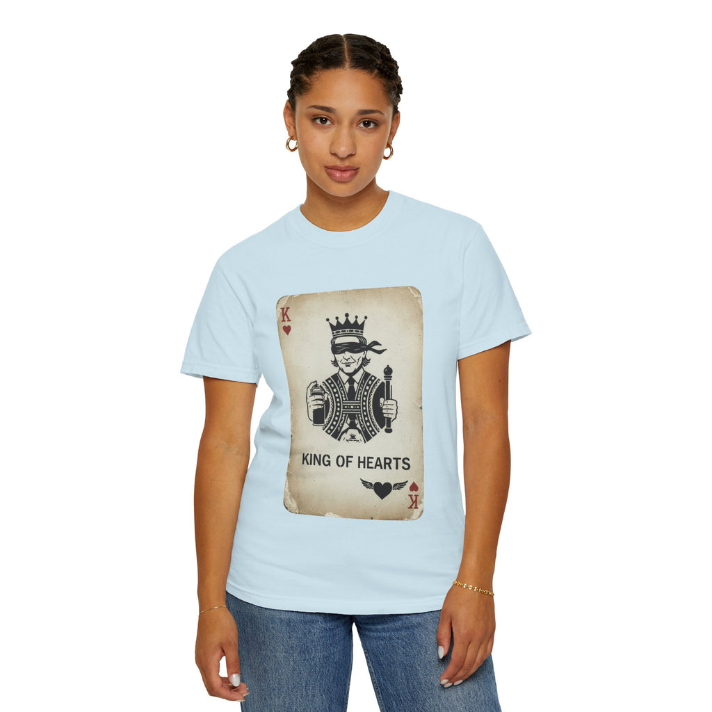 King of Hearts T-Shirt — Vintage Playing Card Graphic Tee