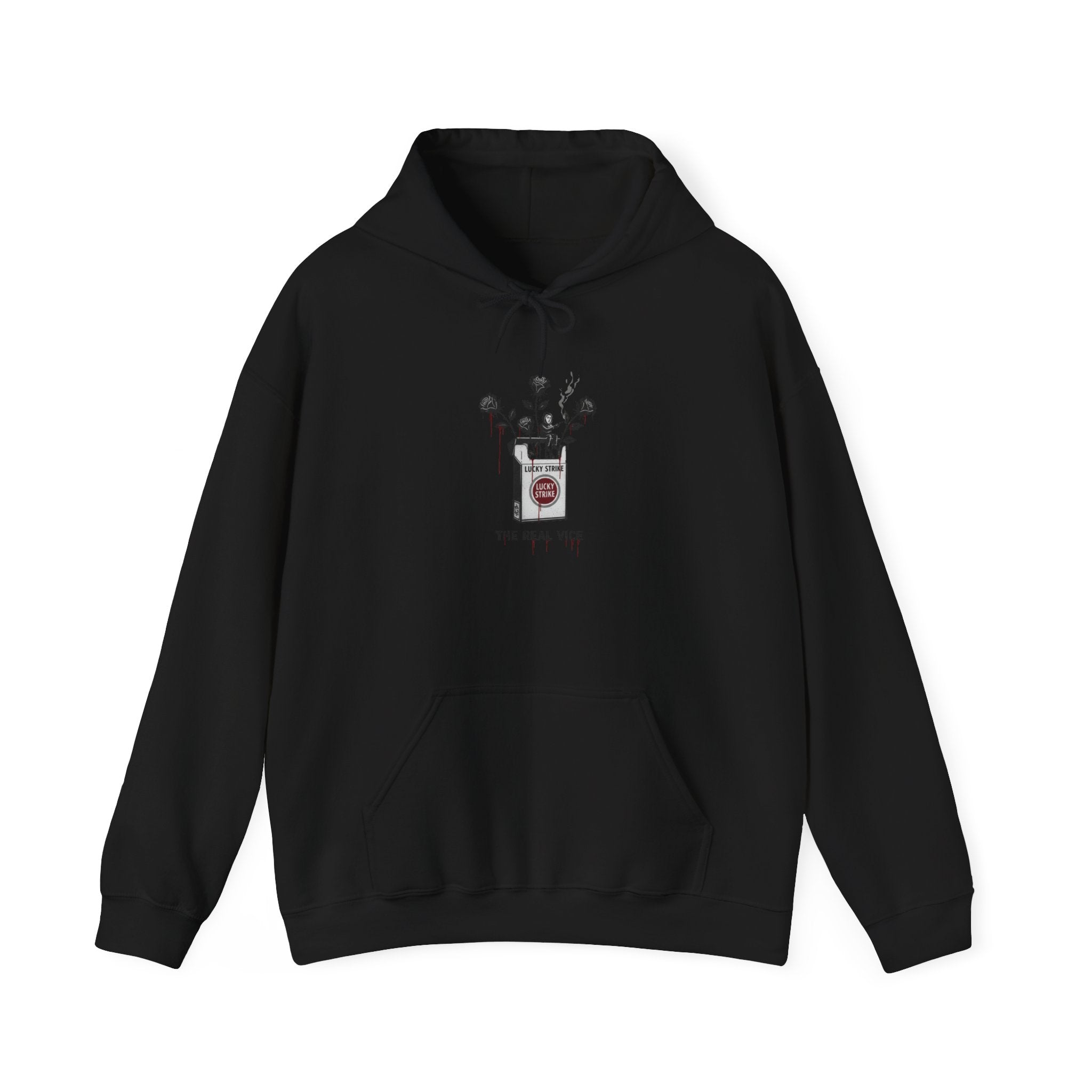 Hoodie — Vintage Apothecary Rose Graphic 'Poison' Streetwear