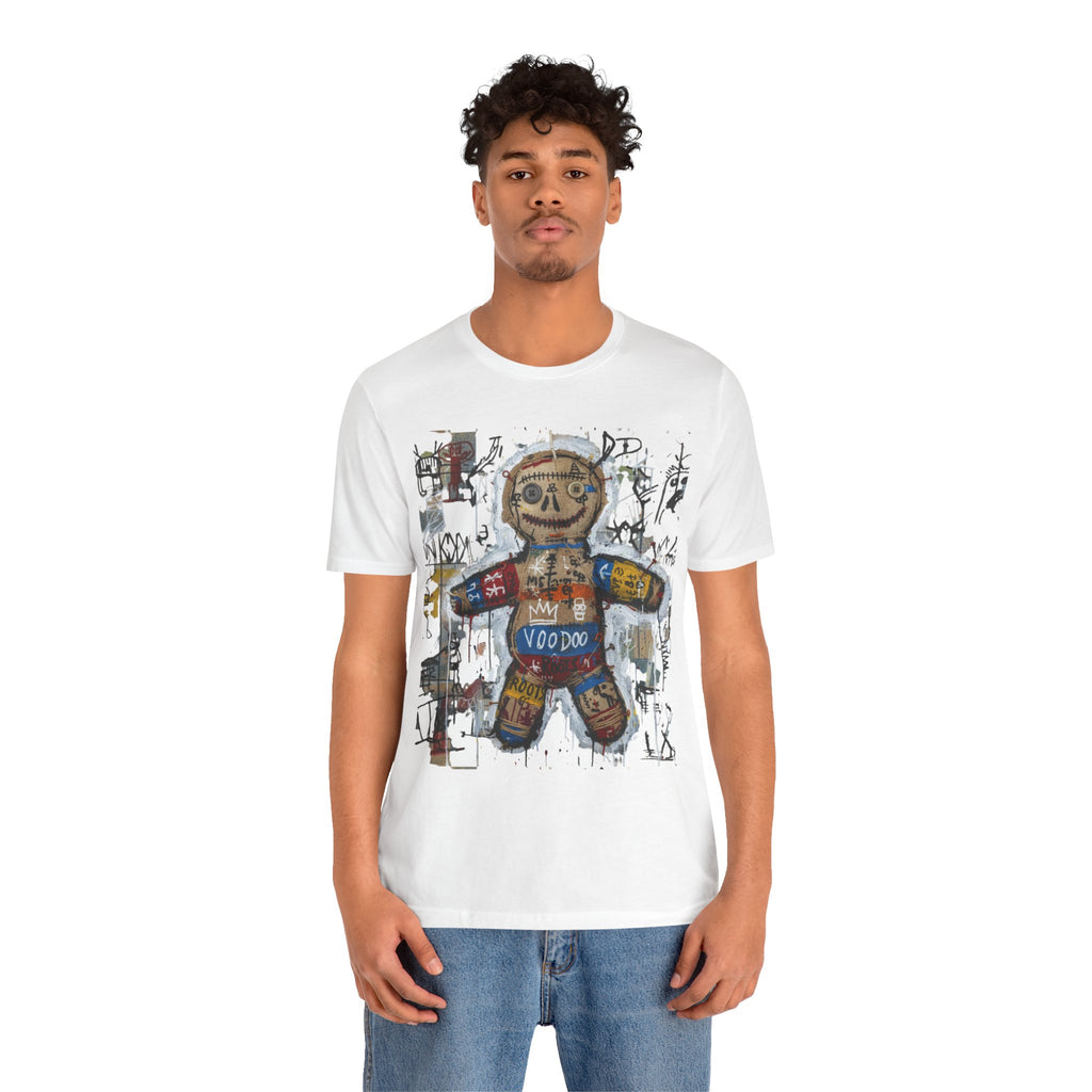 Voodoo Doll Graphic Tee — Tribal Street Art T‑Shirt