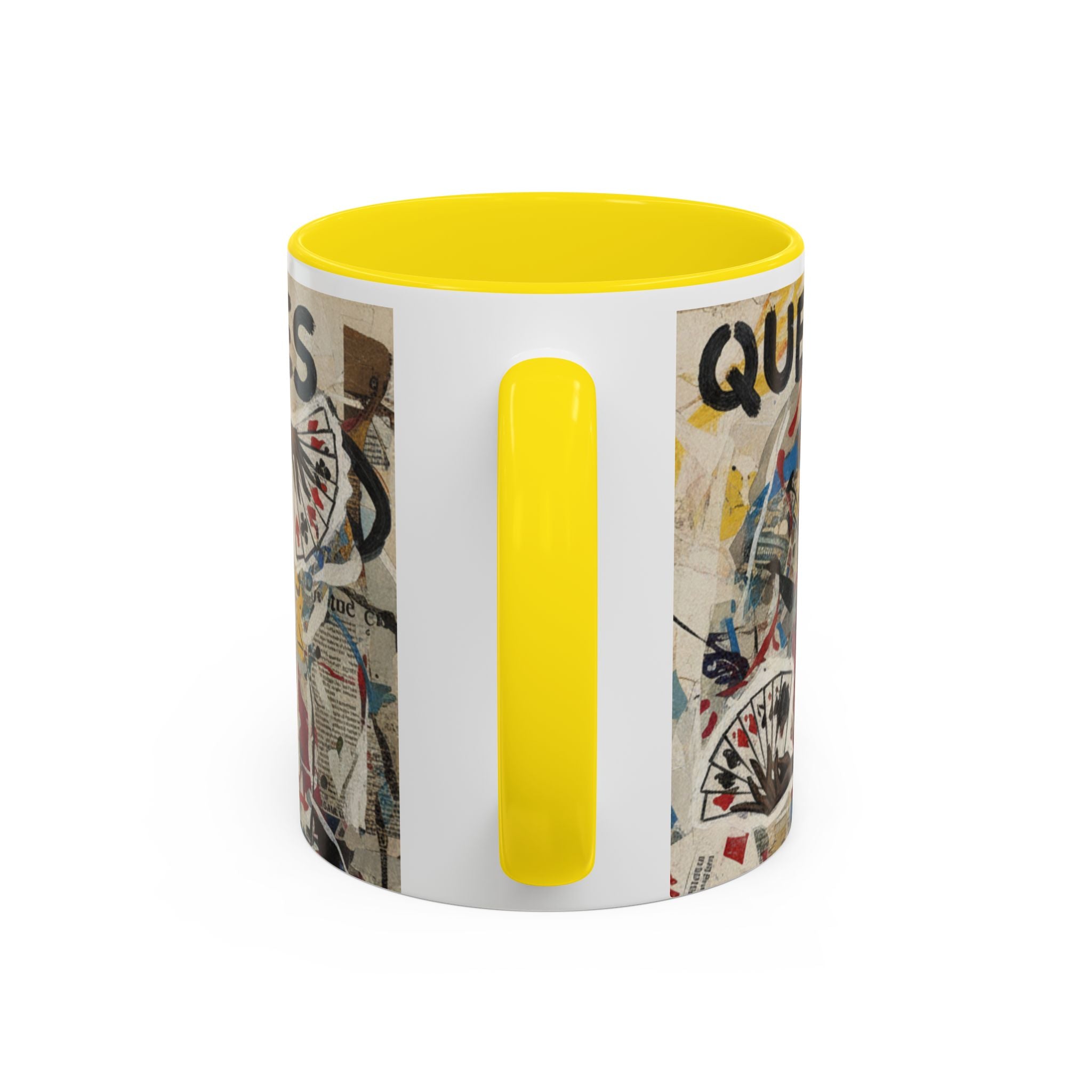 Queen of Spades Art Coffee Mug — Afrocentric Playing Card Design (11/15 oz)