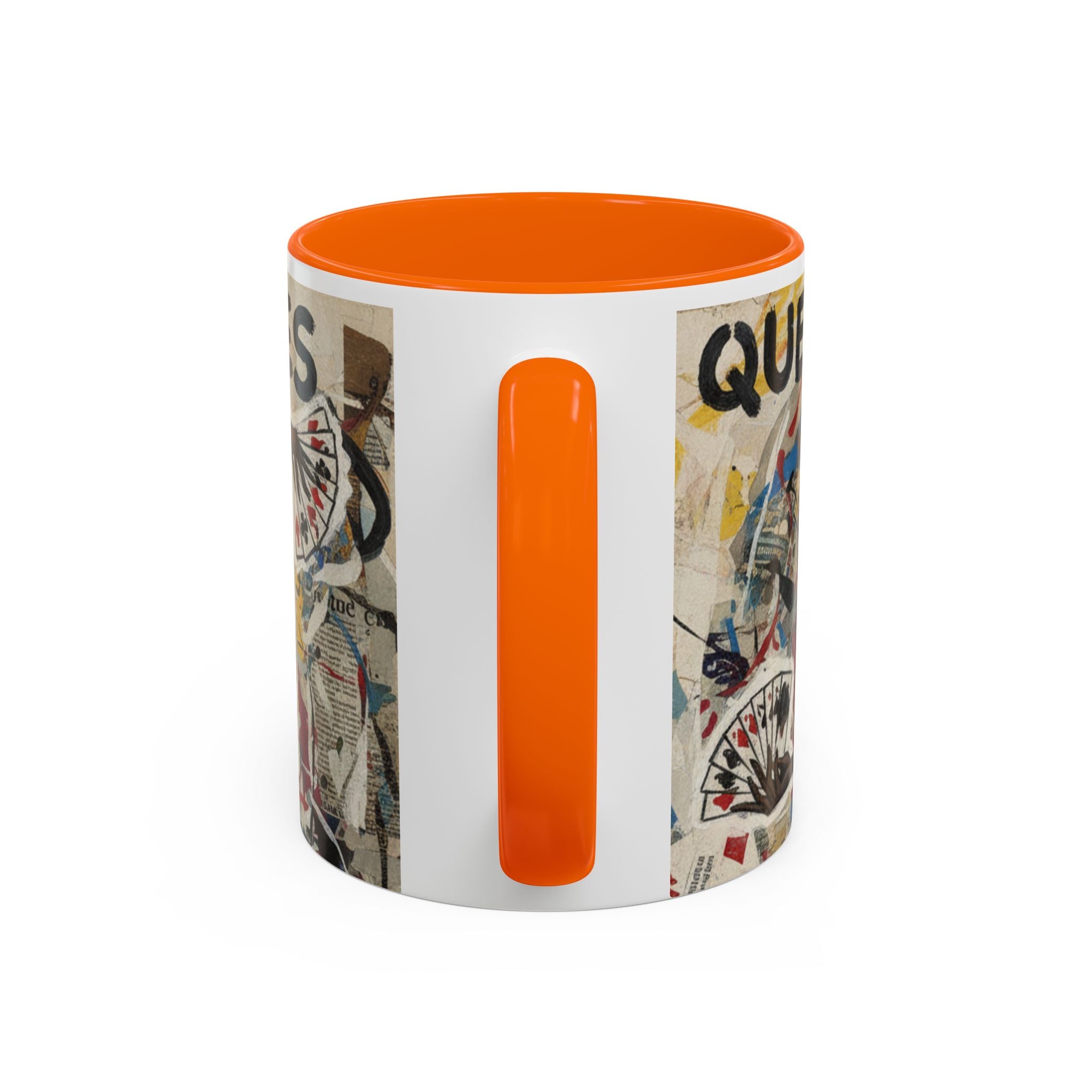 Queen of Spades Art Coffee Mug — Afrocentric Playing Card Design (11/15 oz)