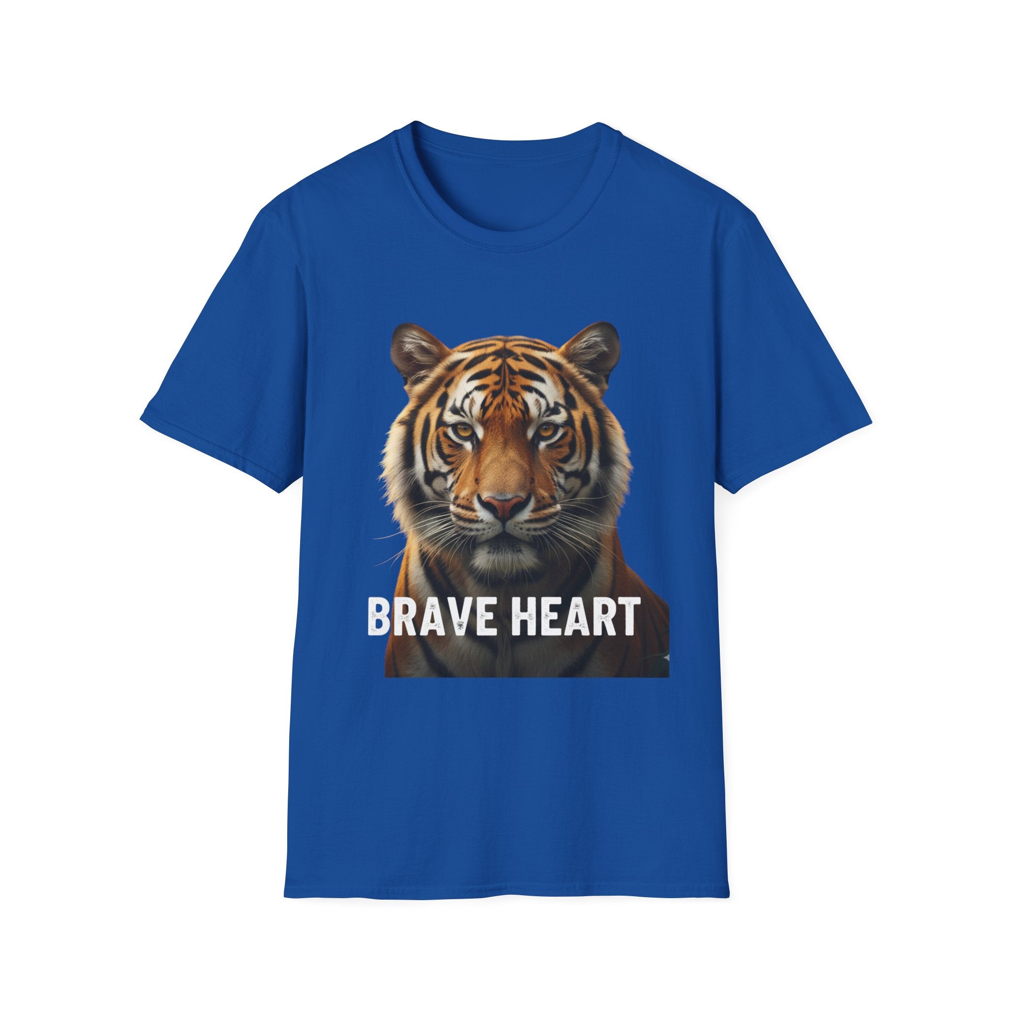 Tiger Brave Heart T-Shirt – Bold Wildlife Graphic Tee