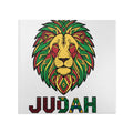 Hardcover Coloring Book — Judah Lion Rasta Design (Bold Reggae Colors)
