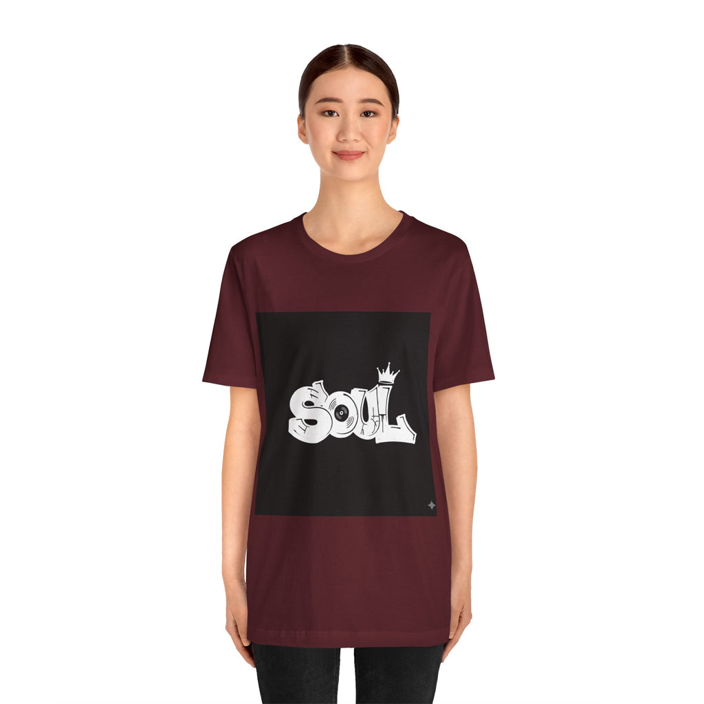 Soul Graffiti T‑Shirt — Urban Streetwear Tee with Crown Logo