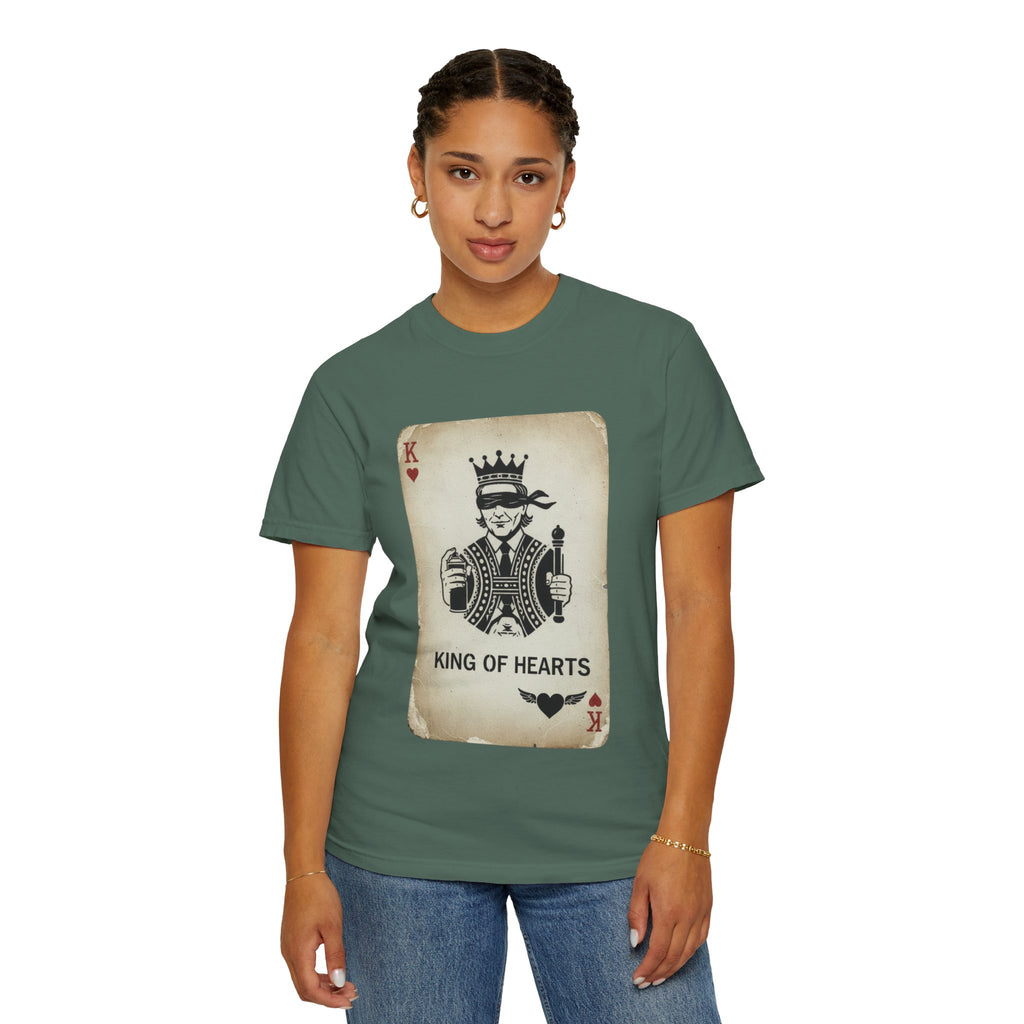 King of Hearts T-Shirt — Vintage Playing Card Graphic Tee