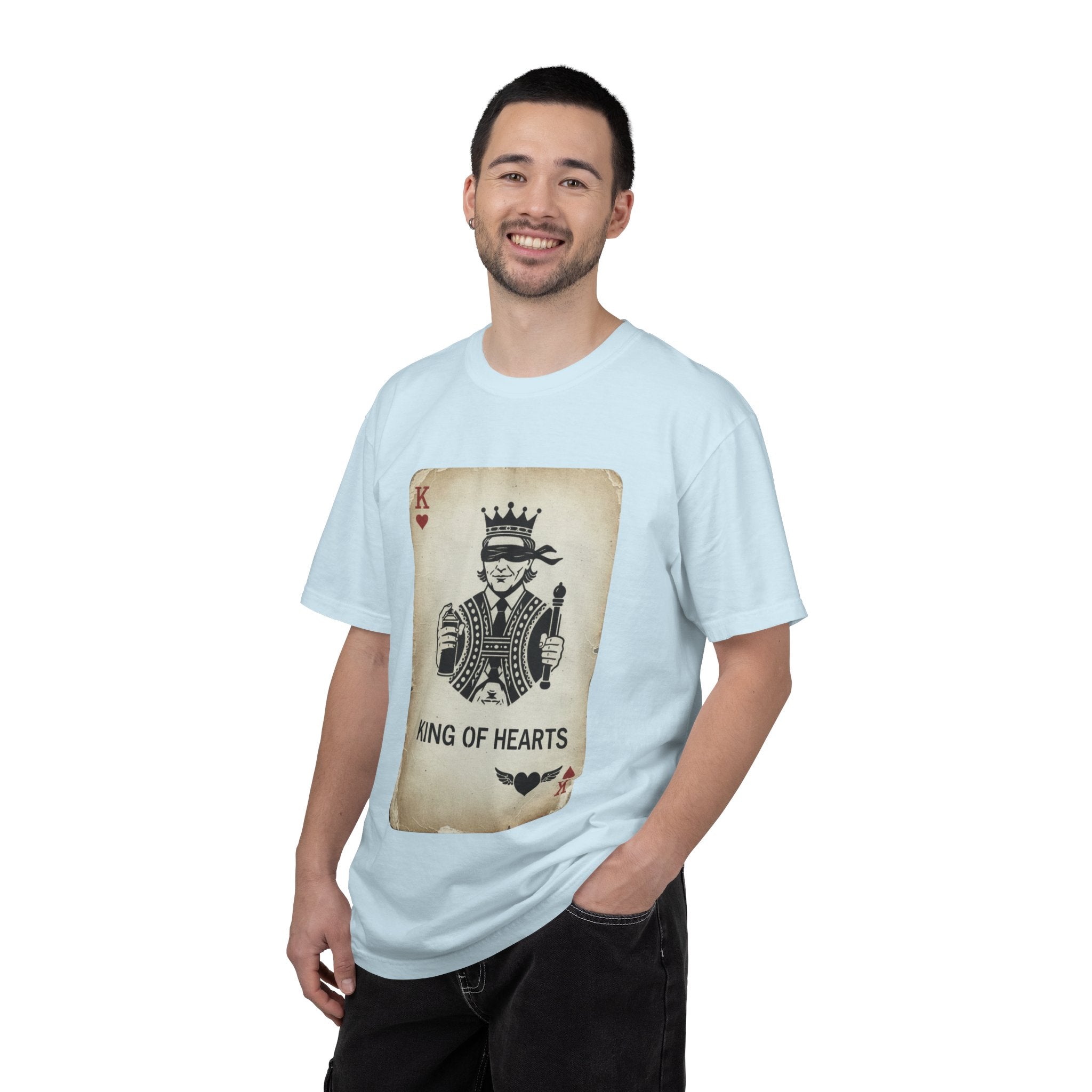 King of Hearts T-Shirt — Vintage Playing Card Graphic Tee