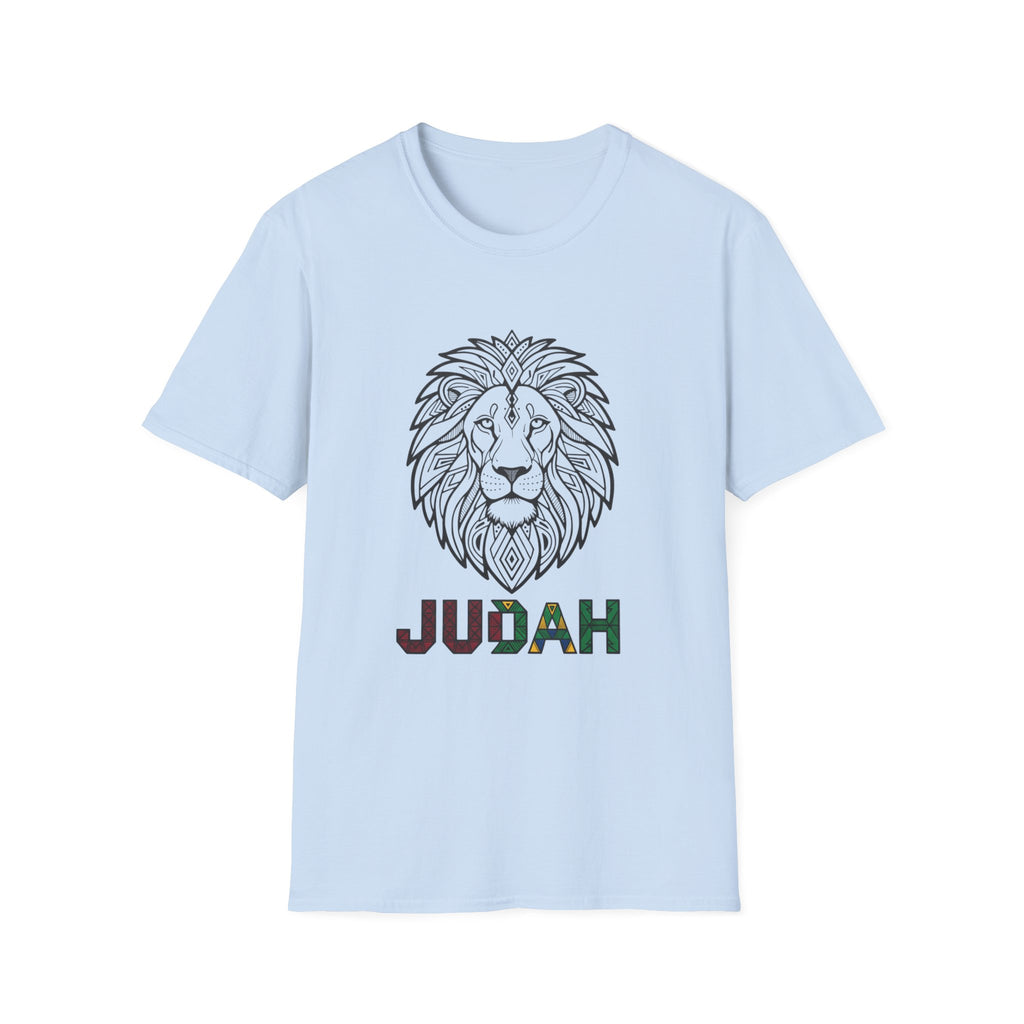 Lion Judah T-Shirt — Rasta Colors Lion of Judah Graphic Tee