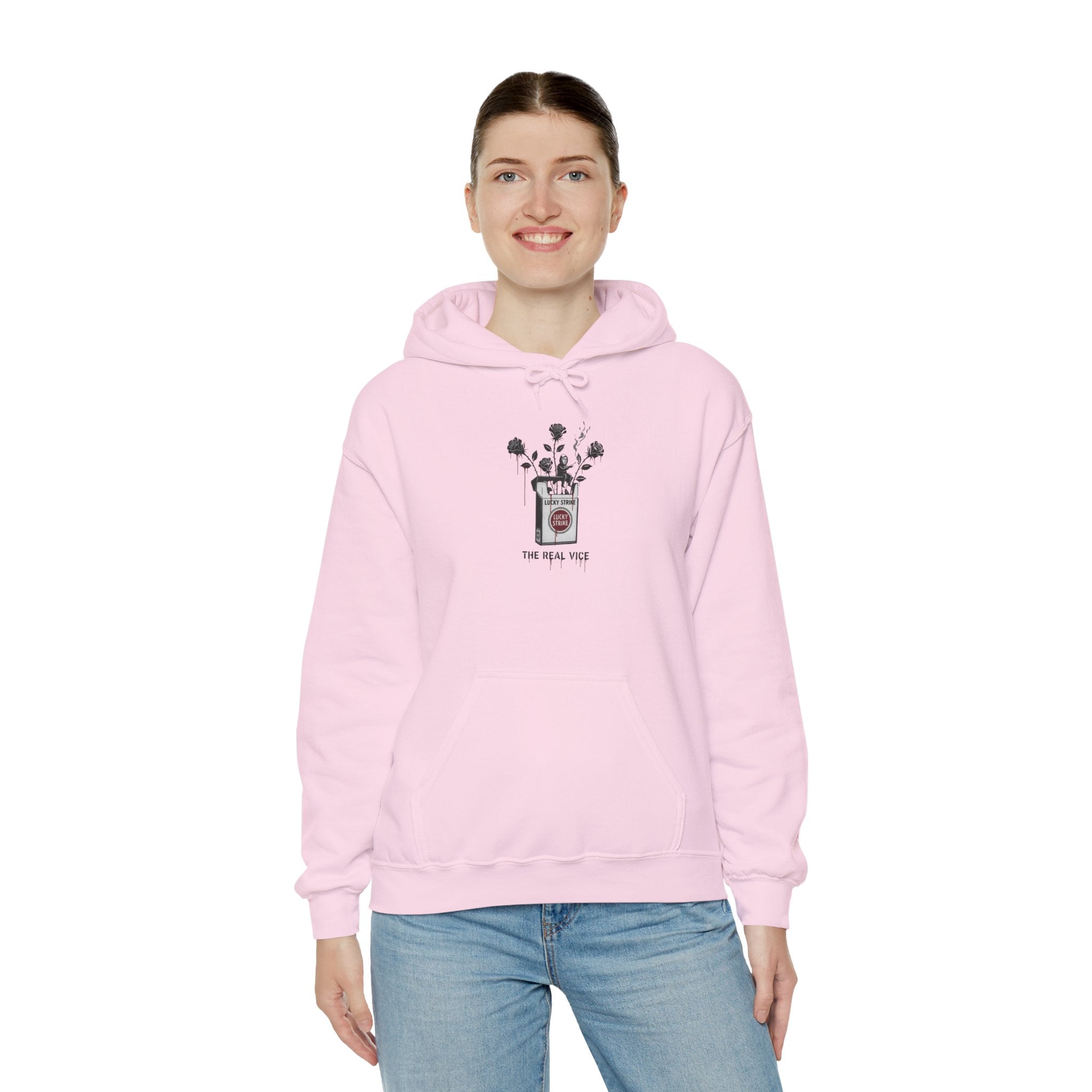 Hoodie — Vintage Apothecary Rose Graphic 'Poison' Streetwear