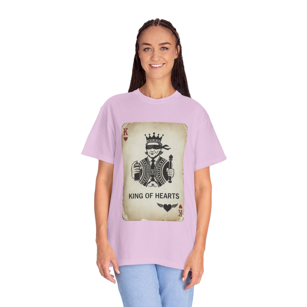 King of Hearts T-Shirt — Vintage Playing Card Graphic Tee