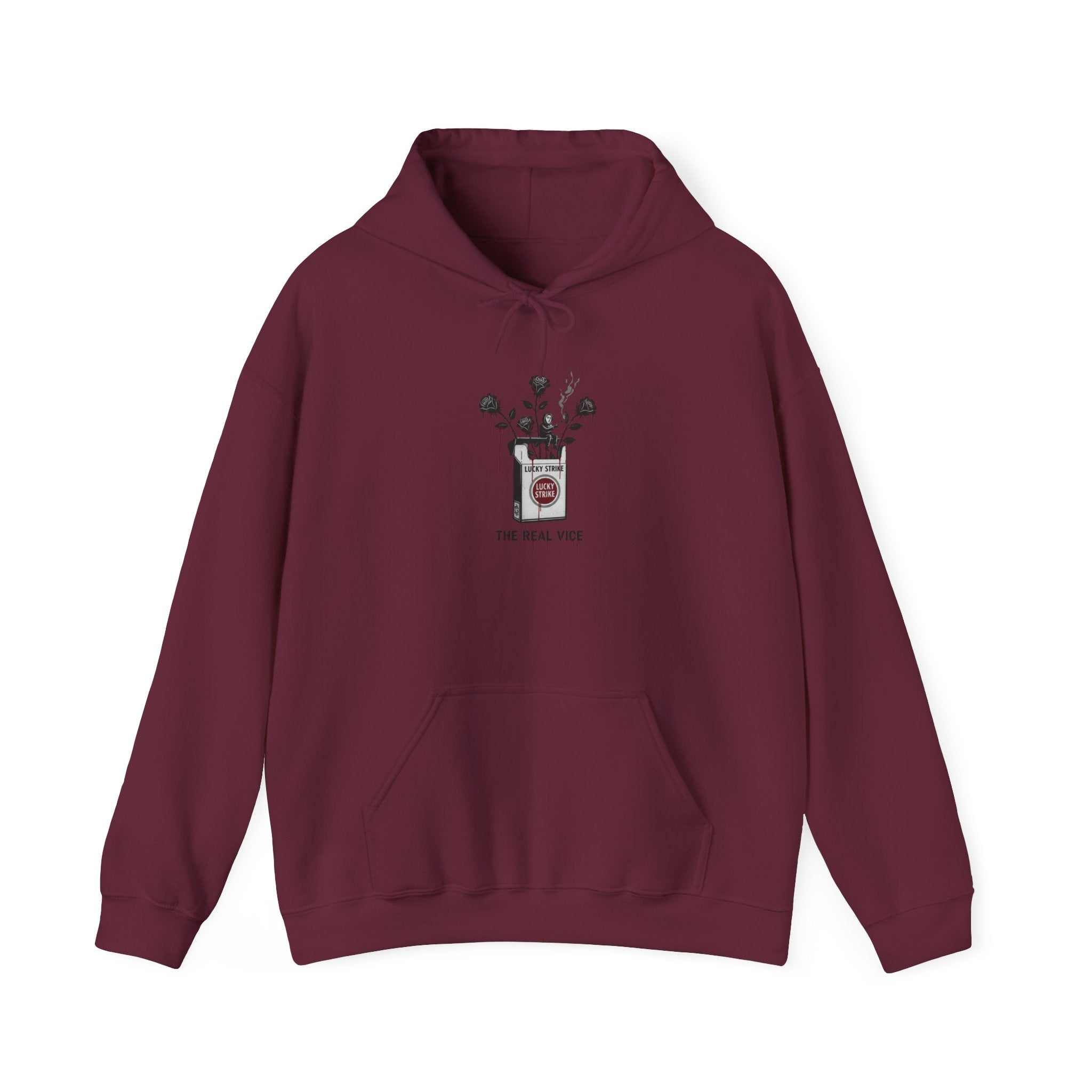 Hoodie — Vintage Apothecary Rose Graphic 'Poison' Streetwear