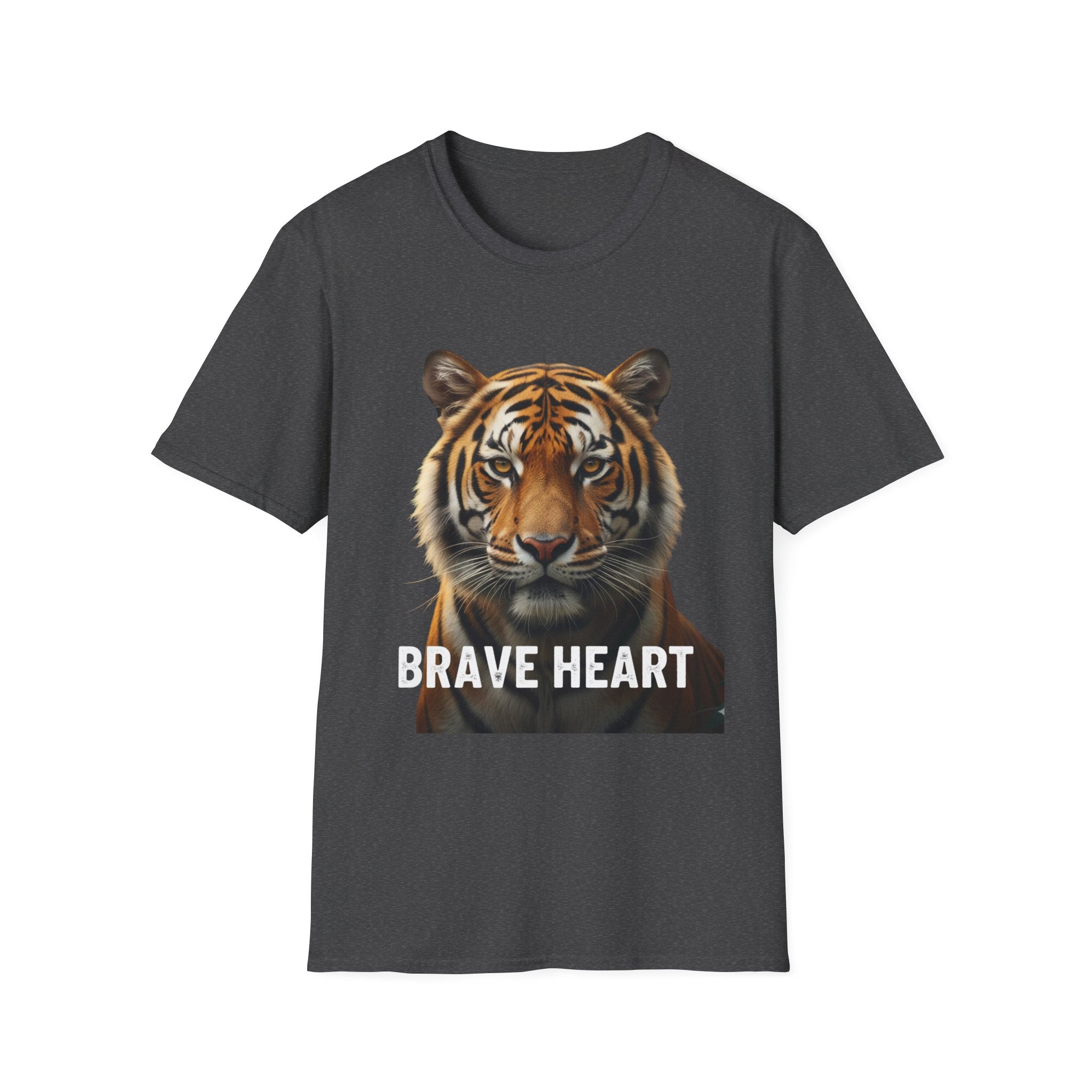 Tiger Brave Heart T-Shirt – Bold Wildlife Graphic Tee