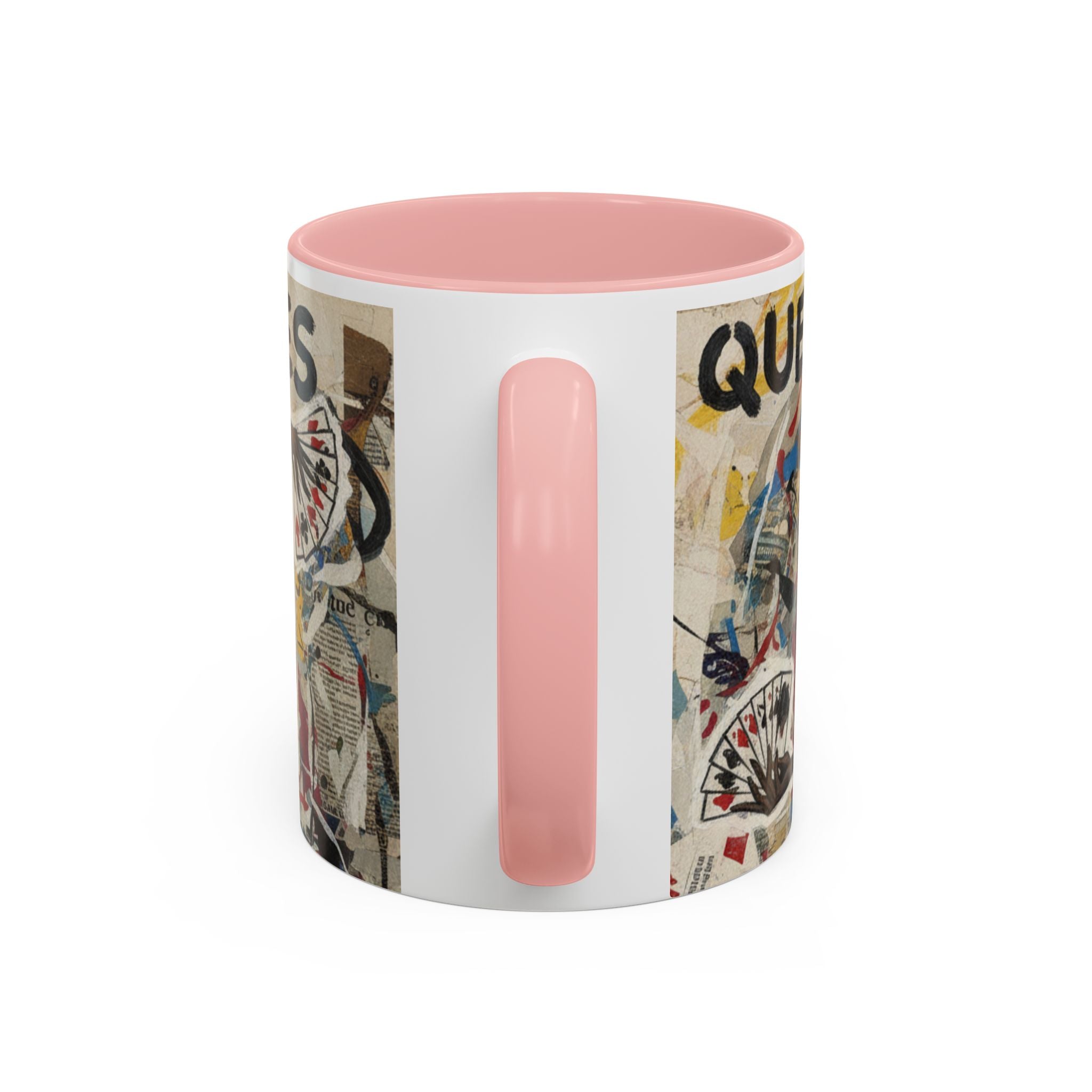 Queen of Spades Art Coffee Mug — Afrocentric Playing Card Design (11/15 oz)