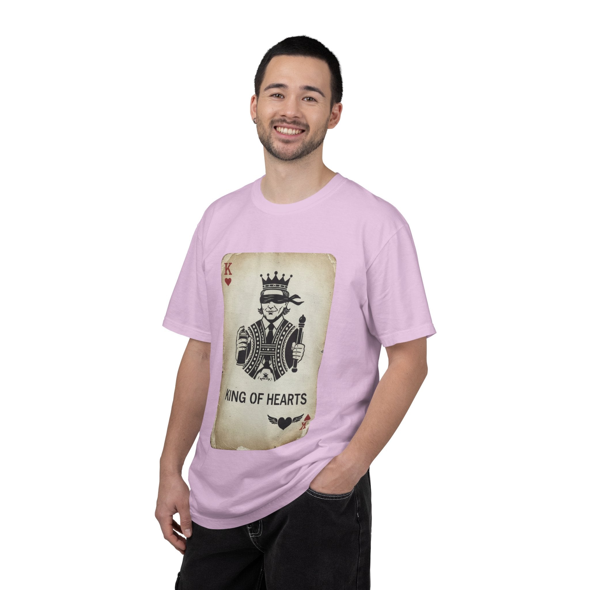 King of Hearts T-Shirt — Vintage Playing Card Graphic Tee