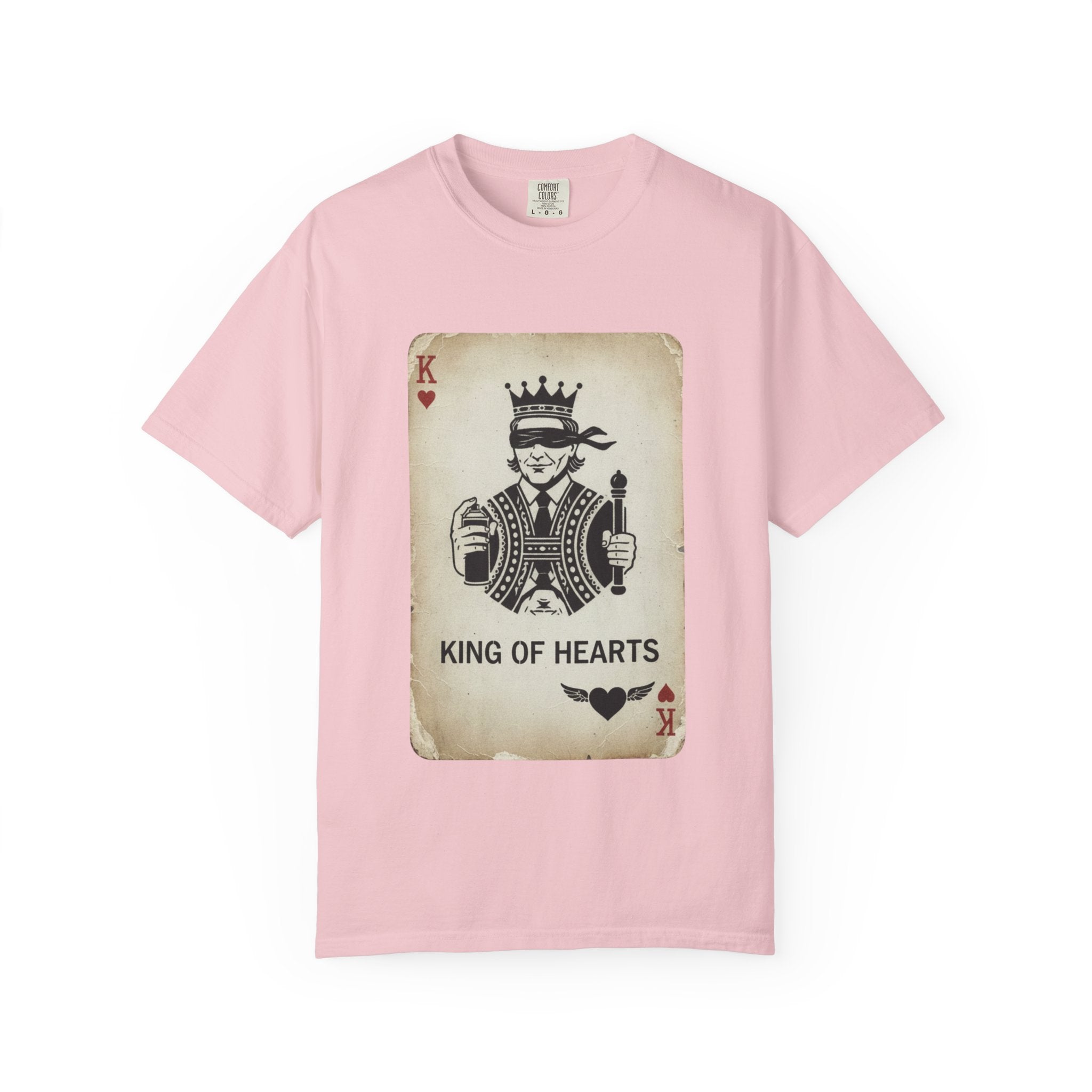 King of Hearts T-Shirt — Vintage Playing Card Graphic Tee