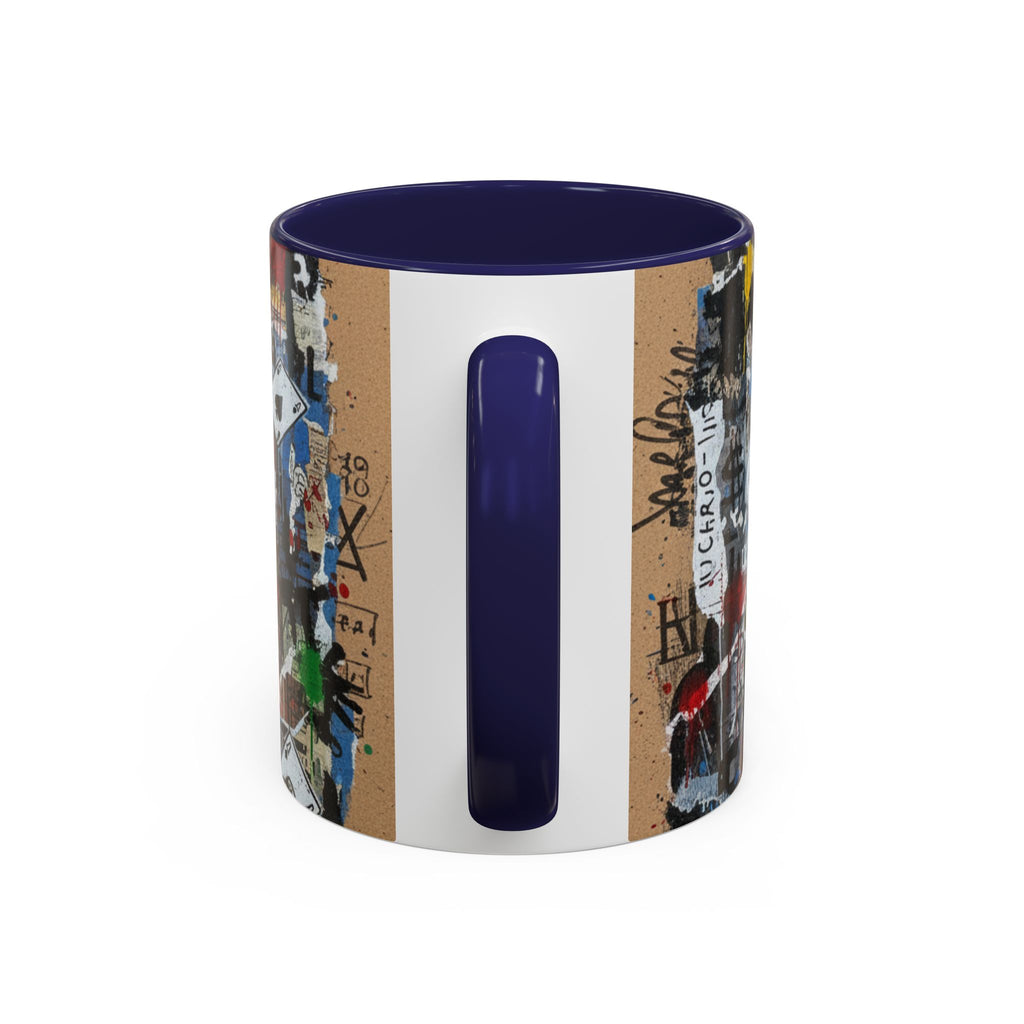 Joker Graffiti Accent Coffee Mug – Street Art Batman Villain Design (11/15 oz)