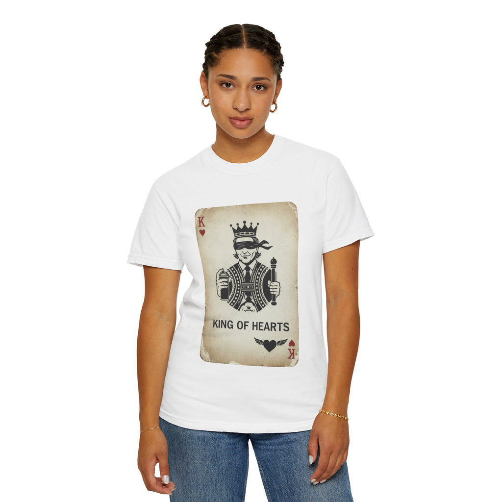King of Hearts T-Shirt — Vintage Playing Card Graphic Tee