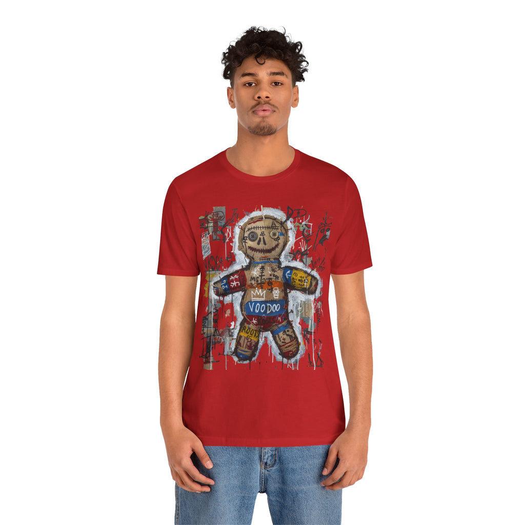 Voodoo Doll Graphic Tee — Tribal Street Art T‑Shirt