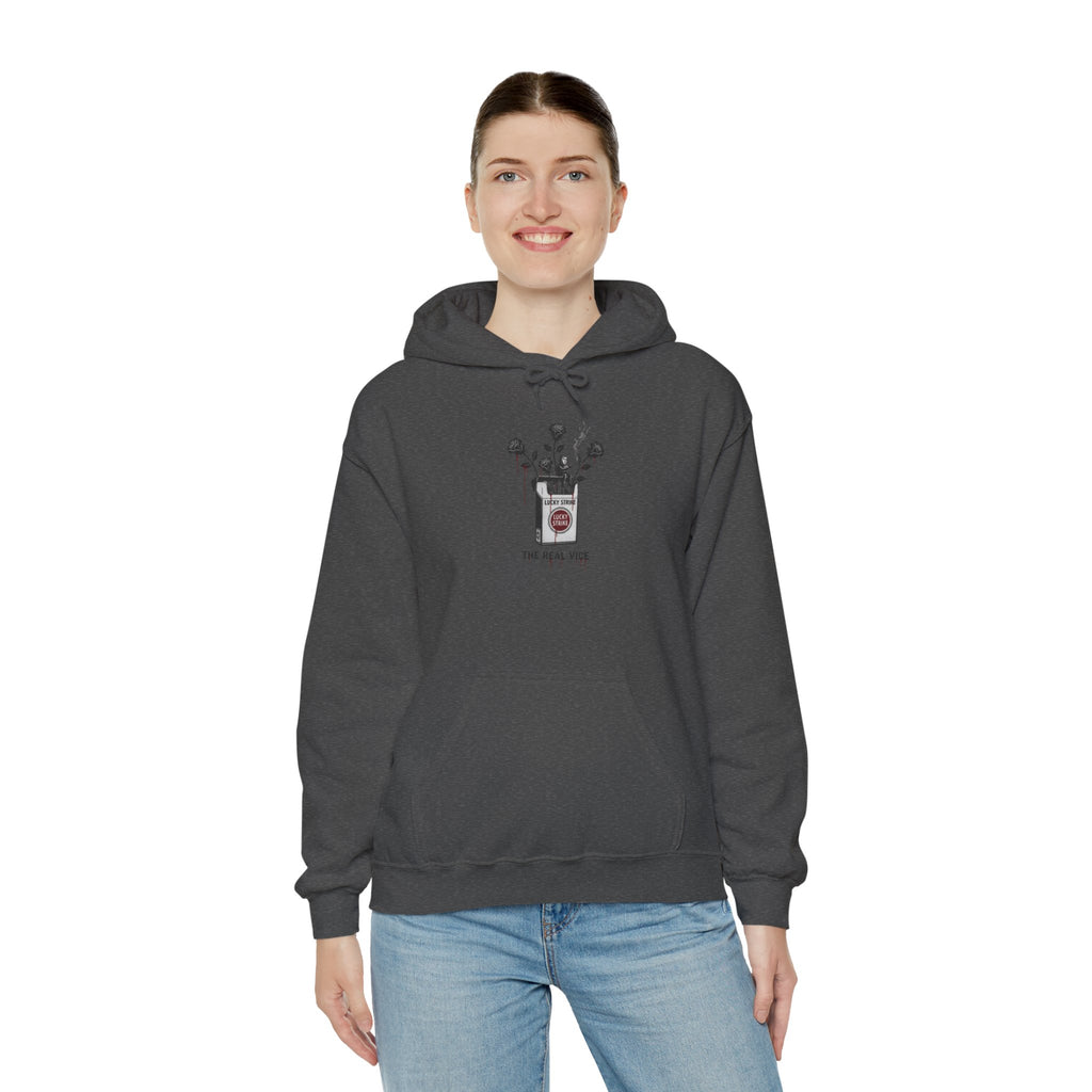 Hoodie — Vintage Apothecary Rose Graphic 'Poison' Streetwear