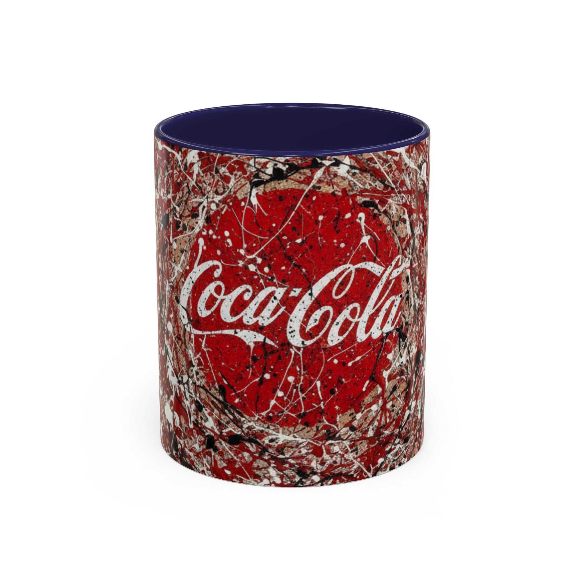 Coffee Mug - Red Abstract Logo Splash Accent Mug (11/15oz)