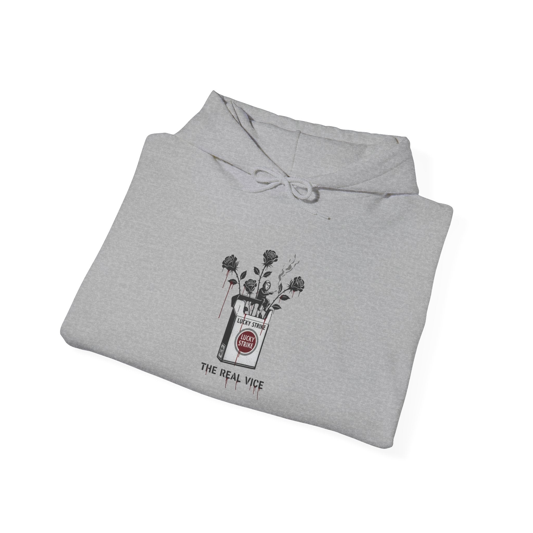 Hoodie — Vintage Apothecary Rose Graphic 'Poison' Streetwear