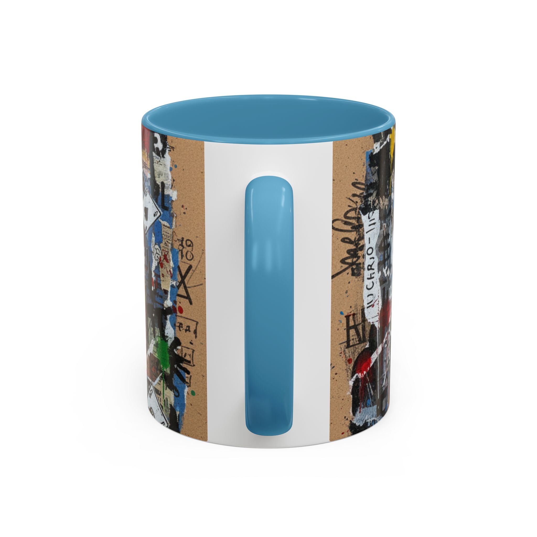 Joker Graffiti Accent Coffee Mug – Street Art Batman Villain Design (11/15 oz)