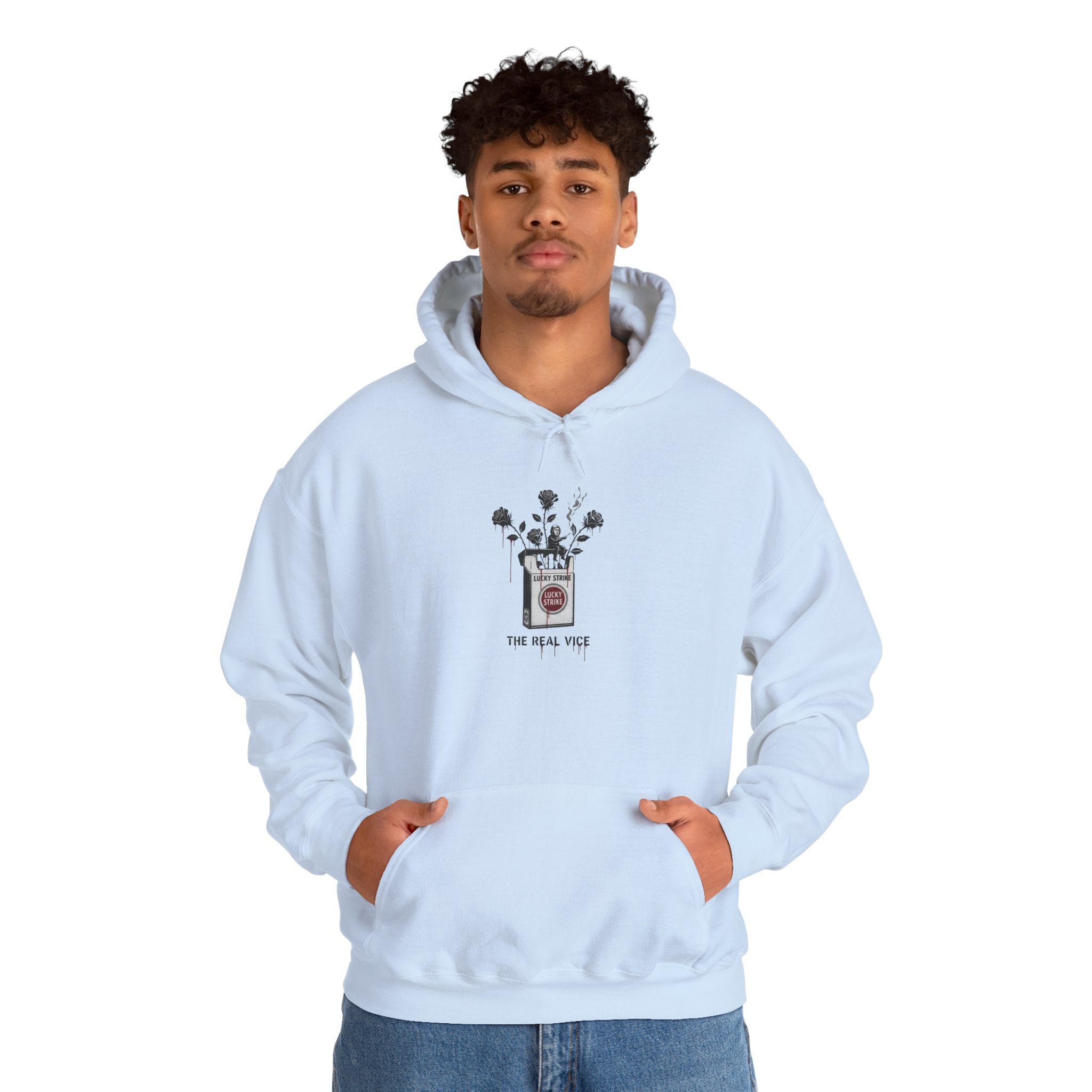 Hoodie — Vintage Apothecary Rose Graphic 'Poison' Streetwear