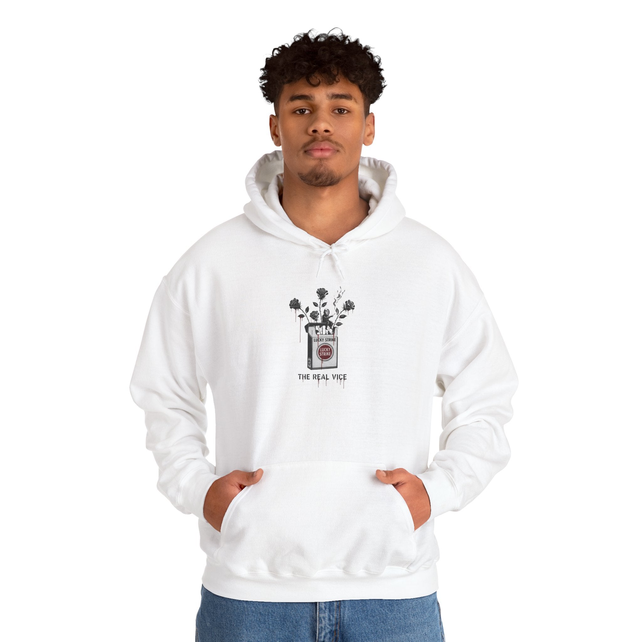 Hoodie — Vintage Apothecary Rose Graphic 'Poison' Streetwear