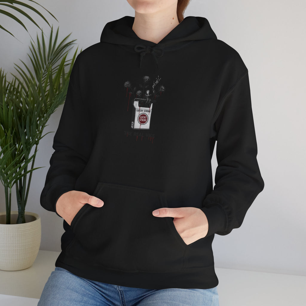 Hoodie — Vintage Apothecary Rose Graphic 'Poison' Streetwear